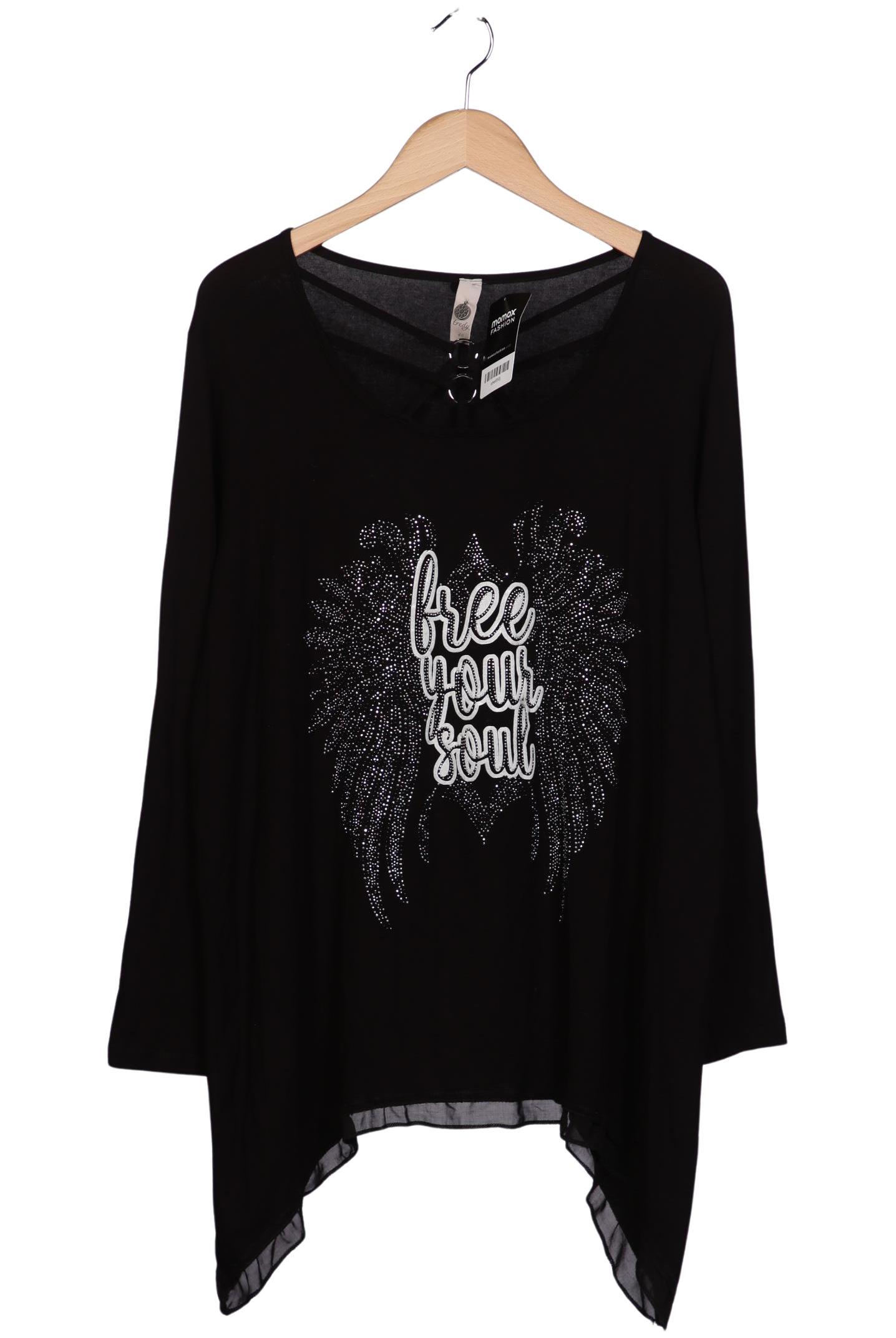 

tredy Damen Langarmshirt, schwarz, Gr. 46