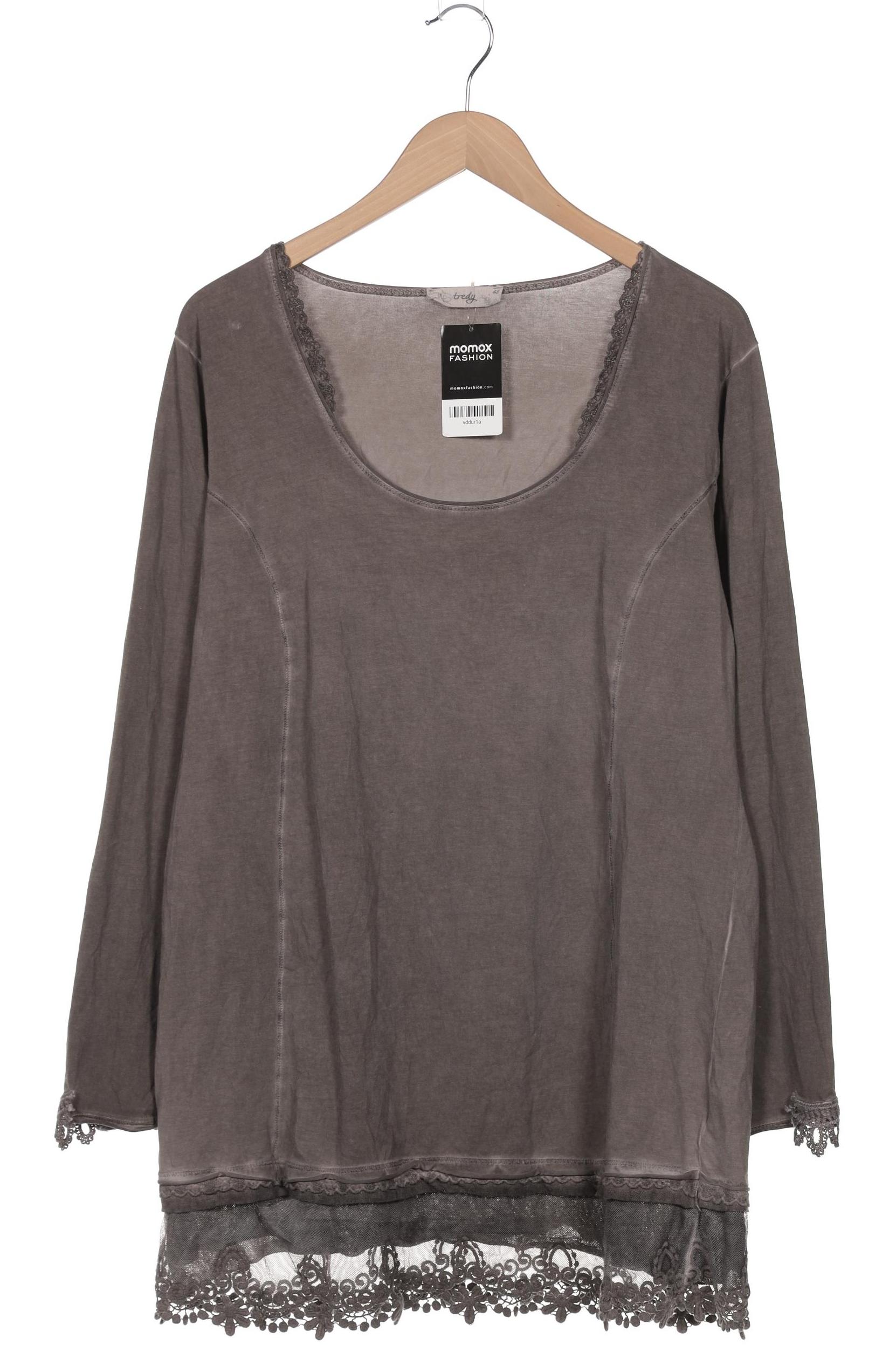 

tredy Damen Langarmshirt, grau, Gr. 48