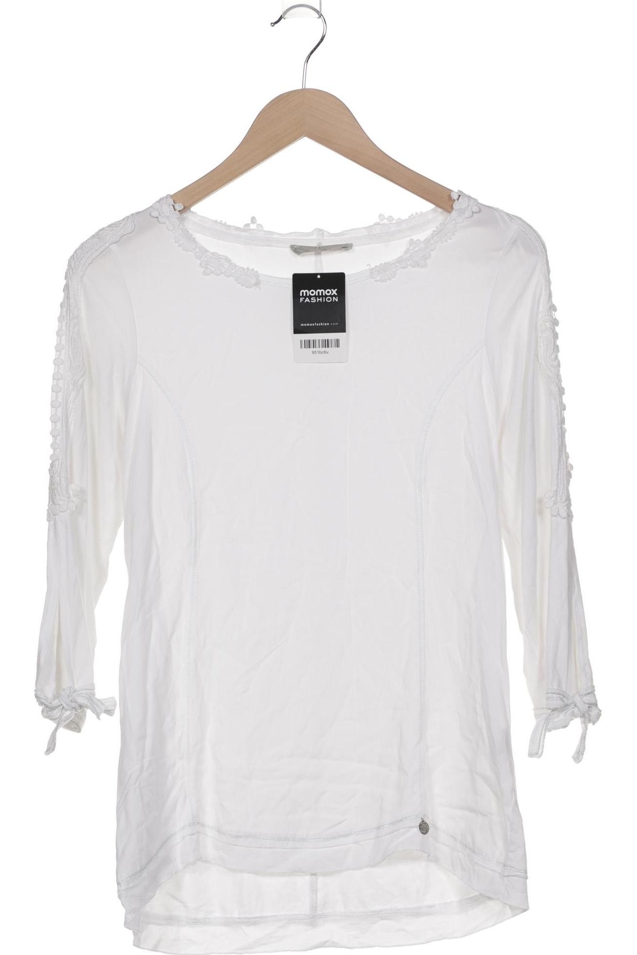 

tredy Damen Langarmshirt, weiß, Gr. 36