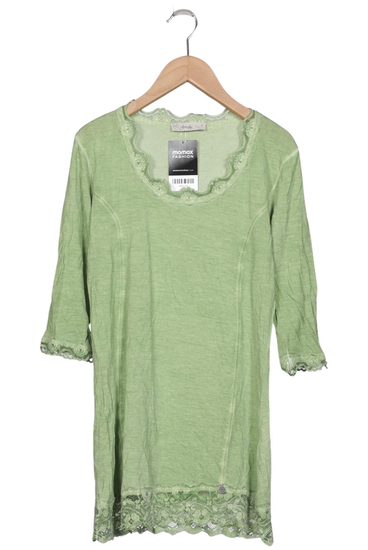 

tredy Damen Langarmshirt, hellgrün, Gr. 38