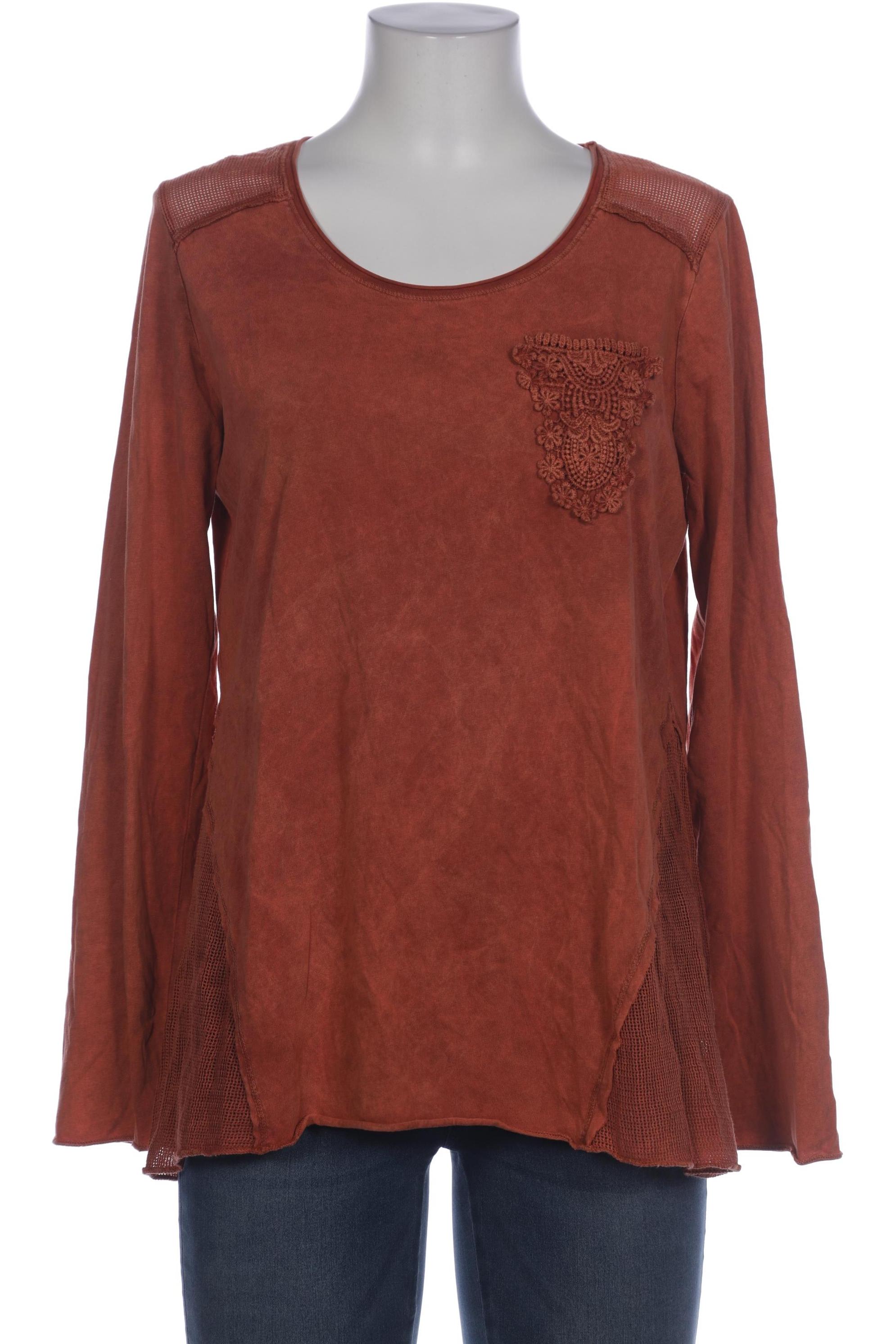 

tredy Damen Langarmshirt, orange, Gr. 40