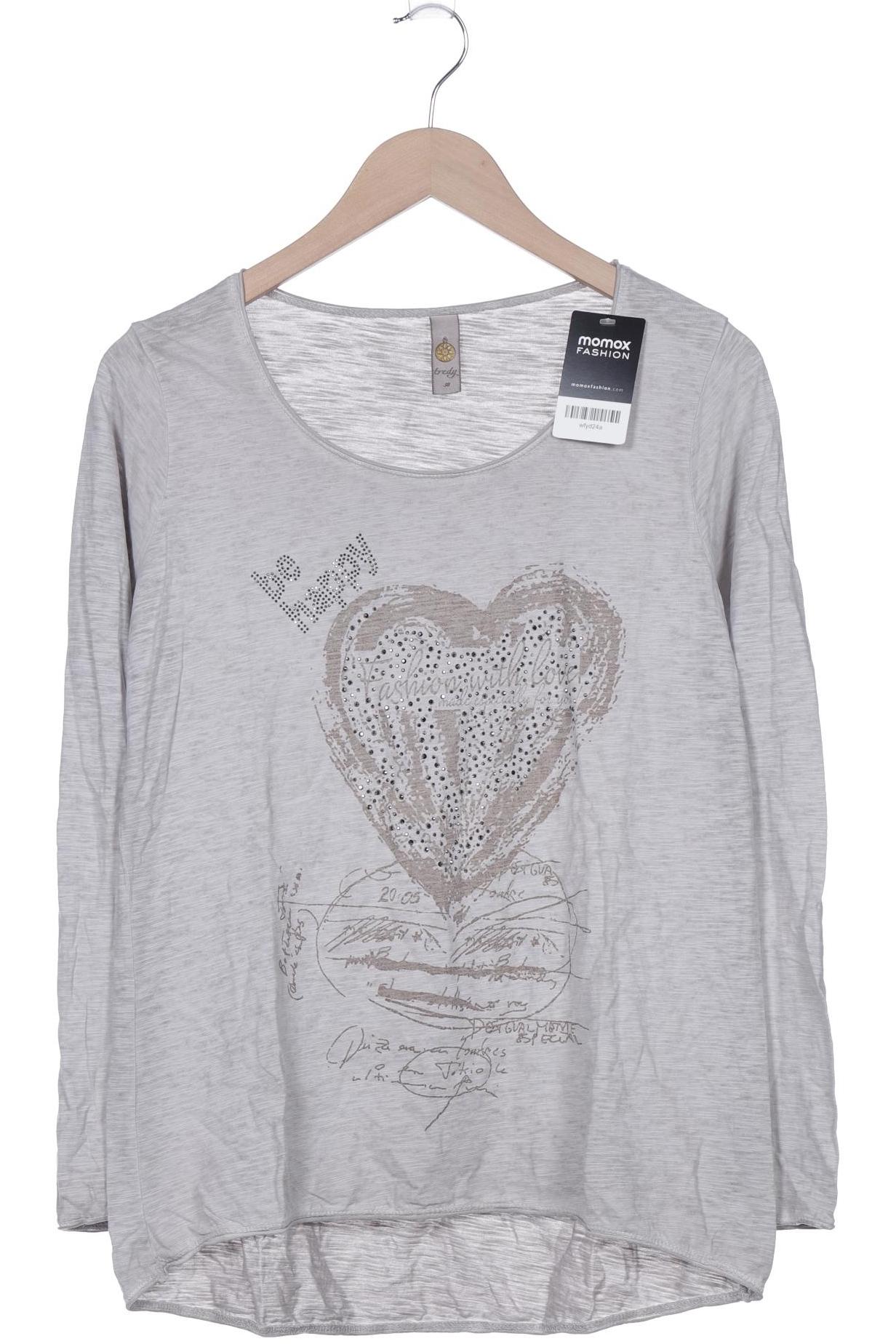 

tredy Damen Langarmshirt, grau, Gr. 38