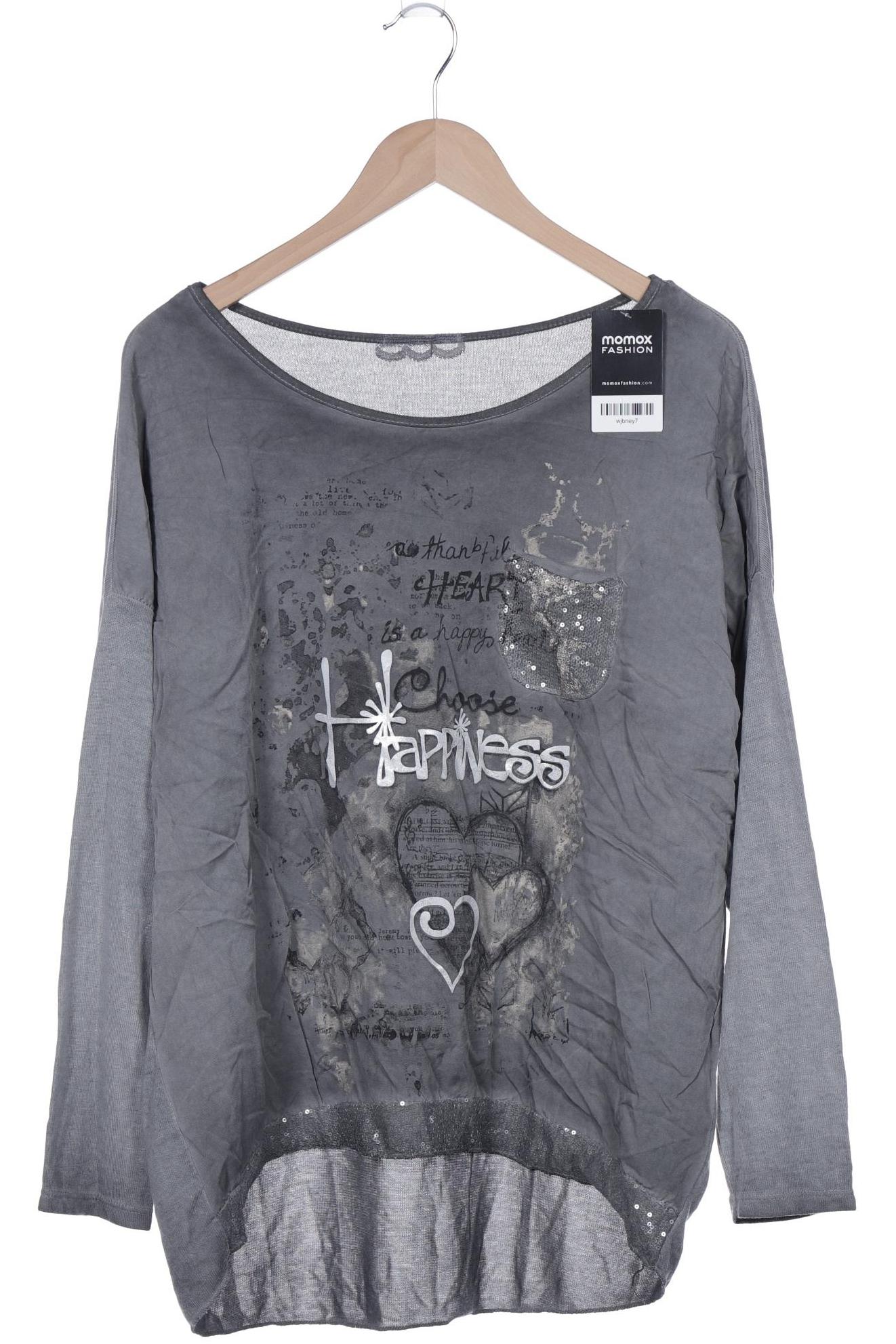 

tredy Damen Langarmshirt, grau, Gr. 46