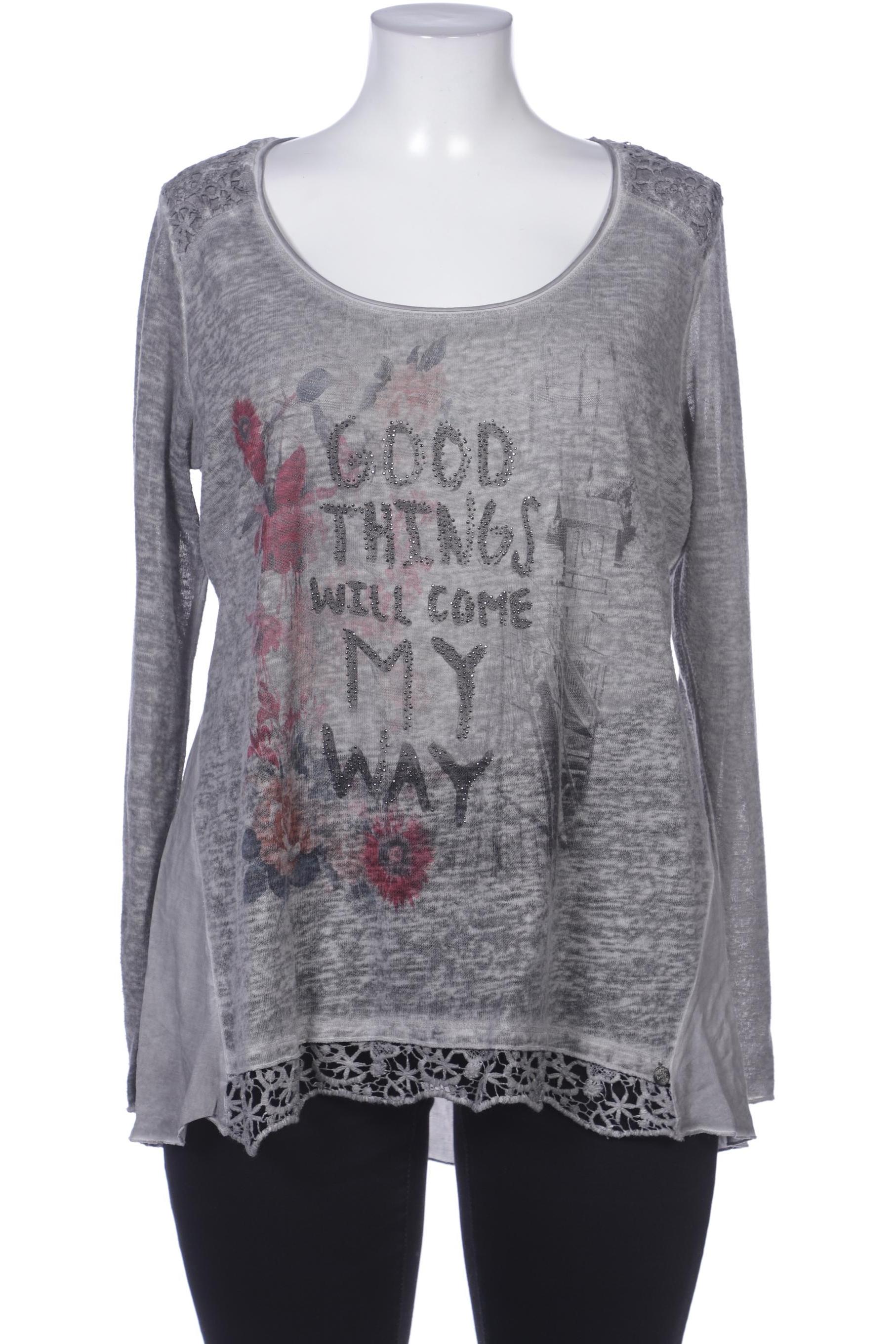 

tredy Damen Langarmshirt, grau, Gr. 44