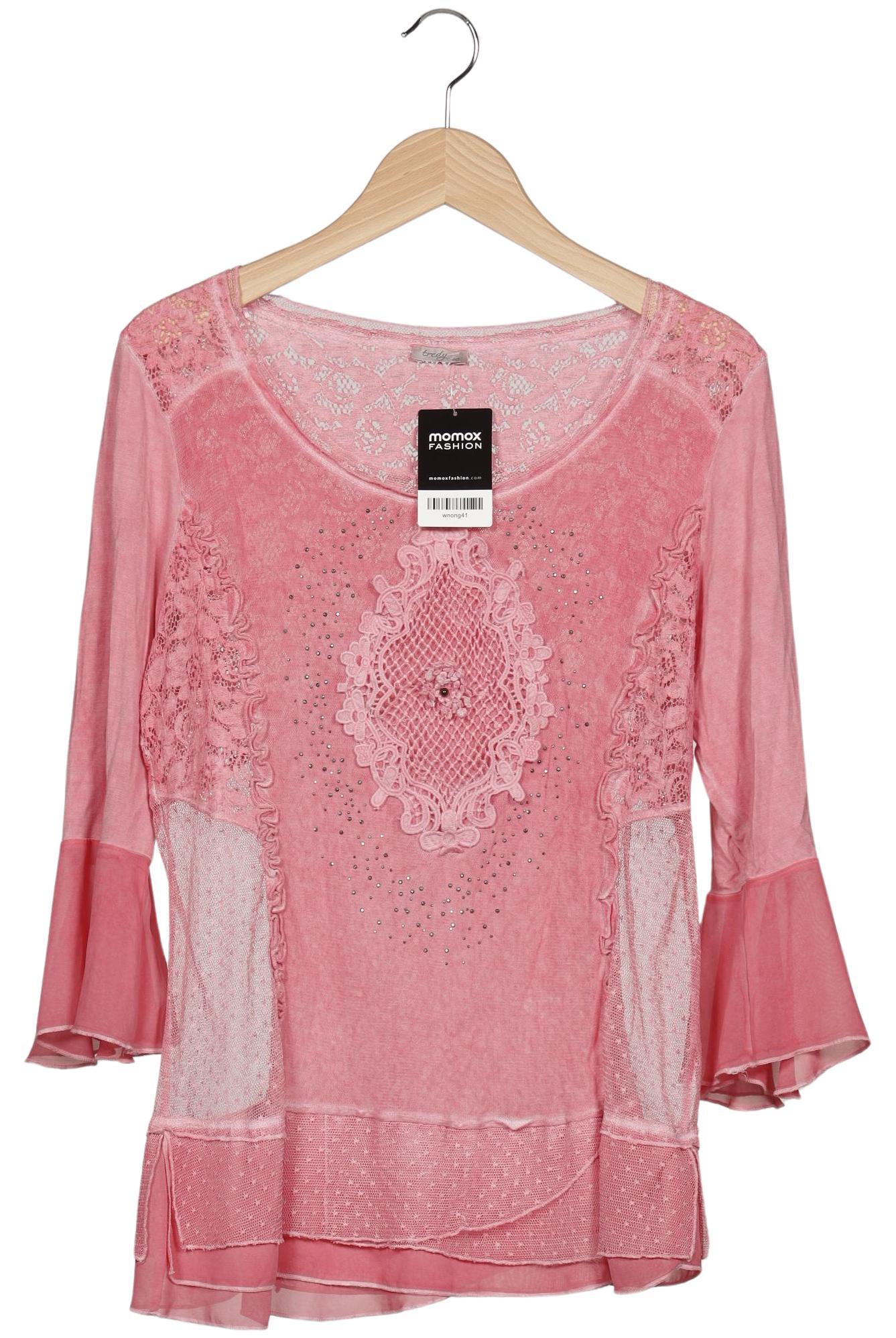 

tredy Damen Langarmshirt, pink, Gr. 40