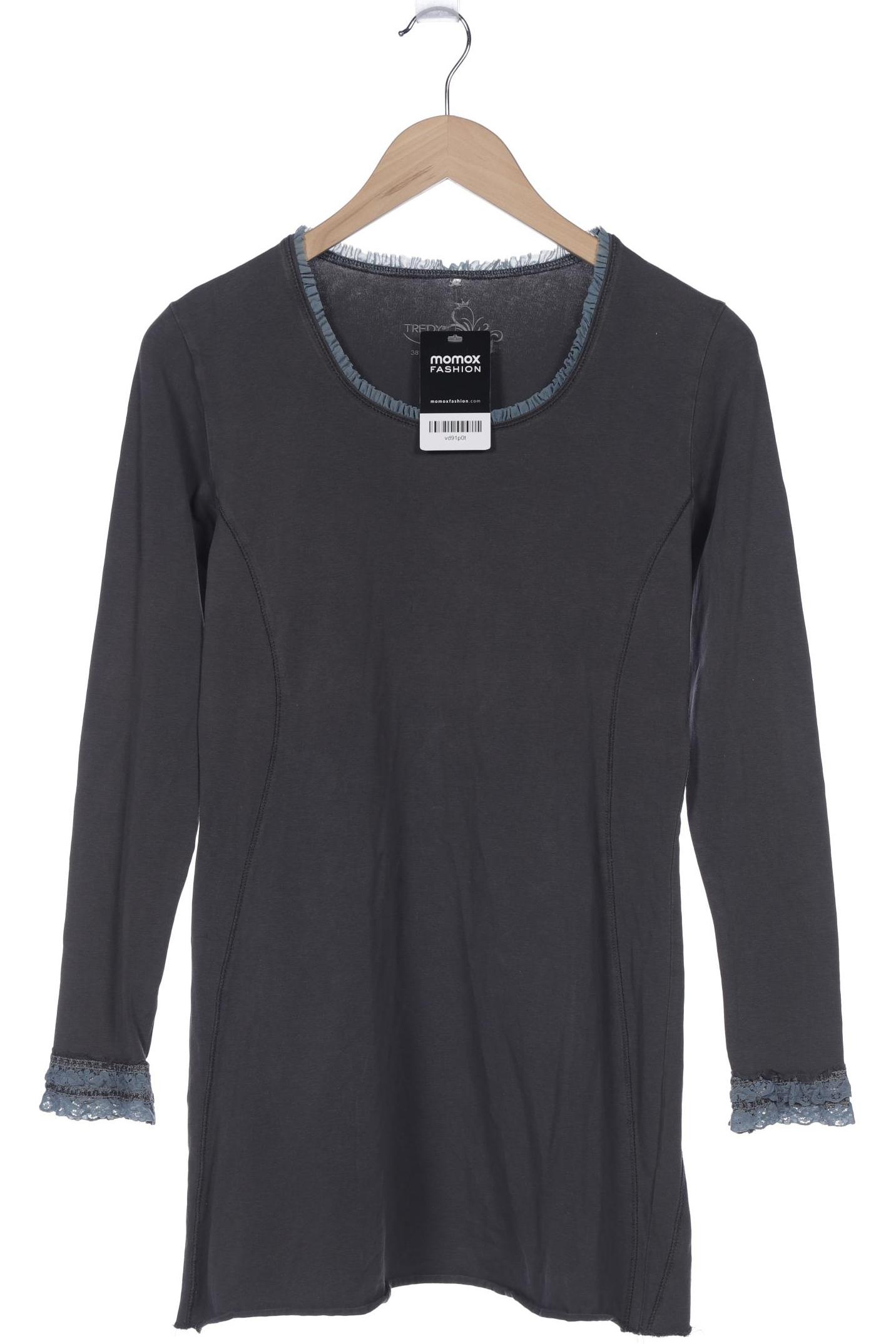 

tredy Damen Langarmshirt, grau, Gr. 38