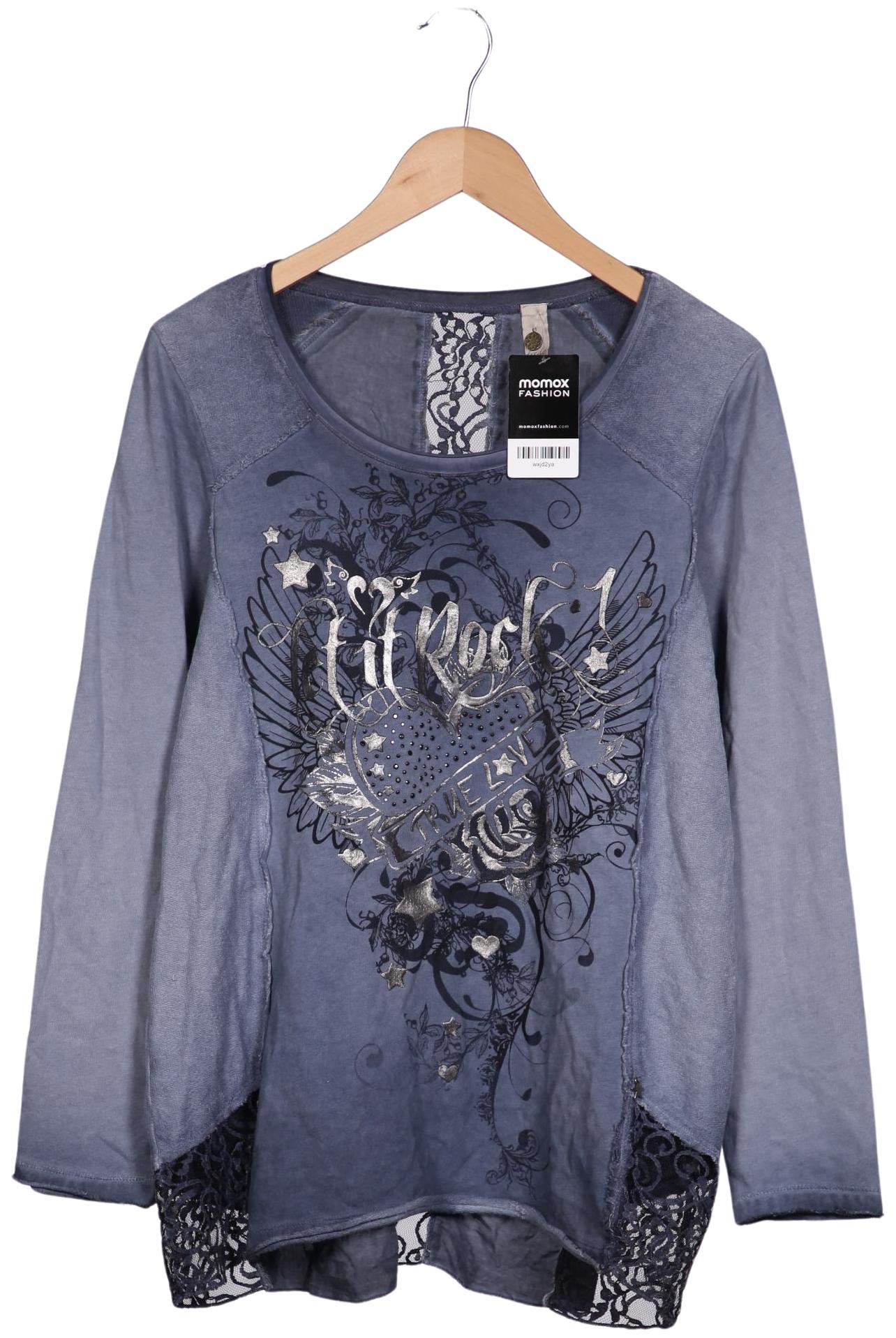 

tredy Damen Langarmshirt, blau, Gr. 40