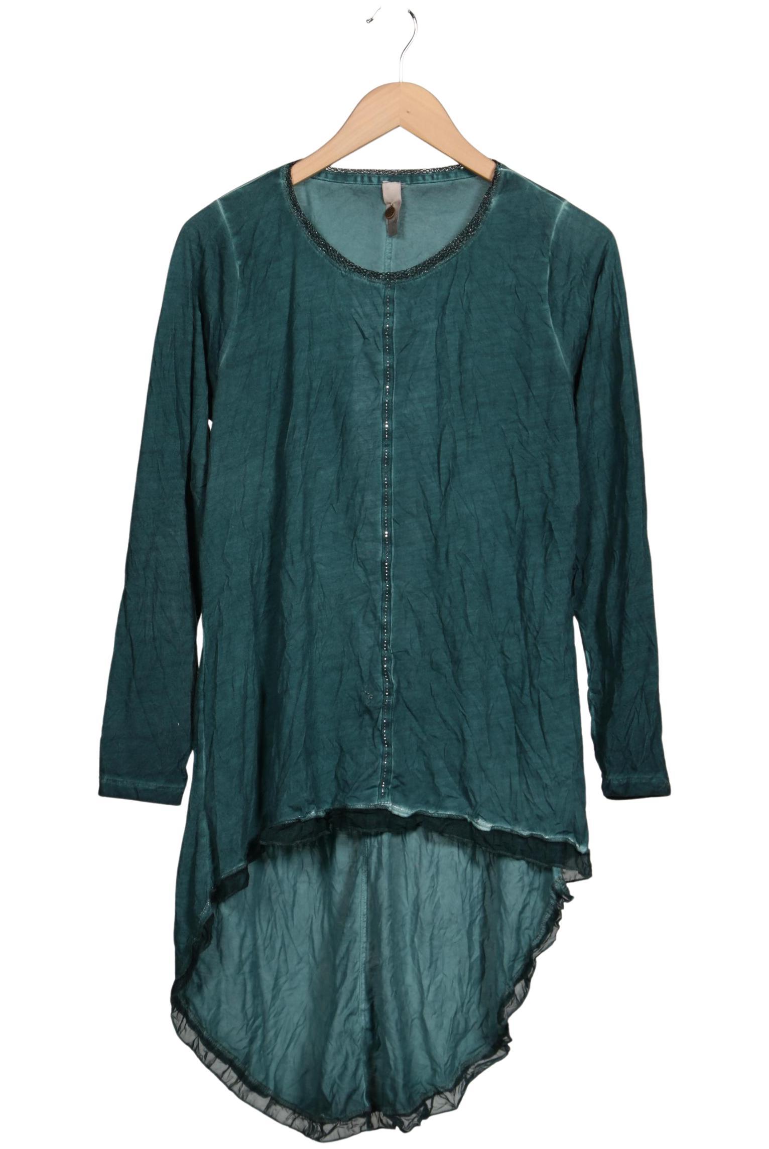 

tredy Damen Langarmshirt, türkis, Gr. 42