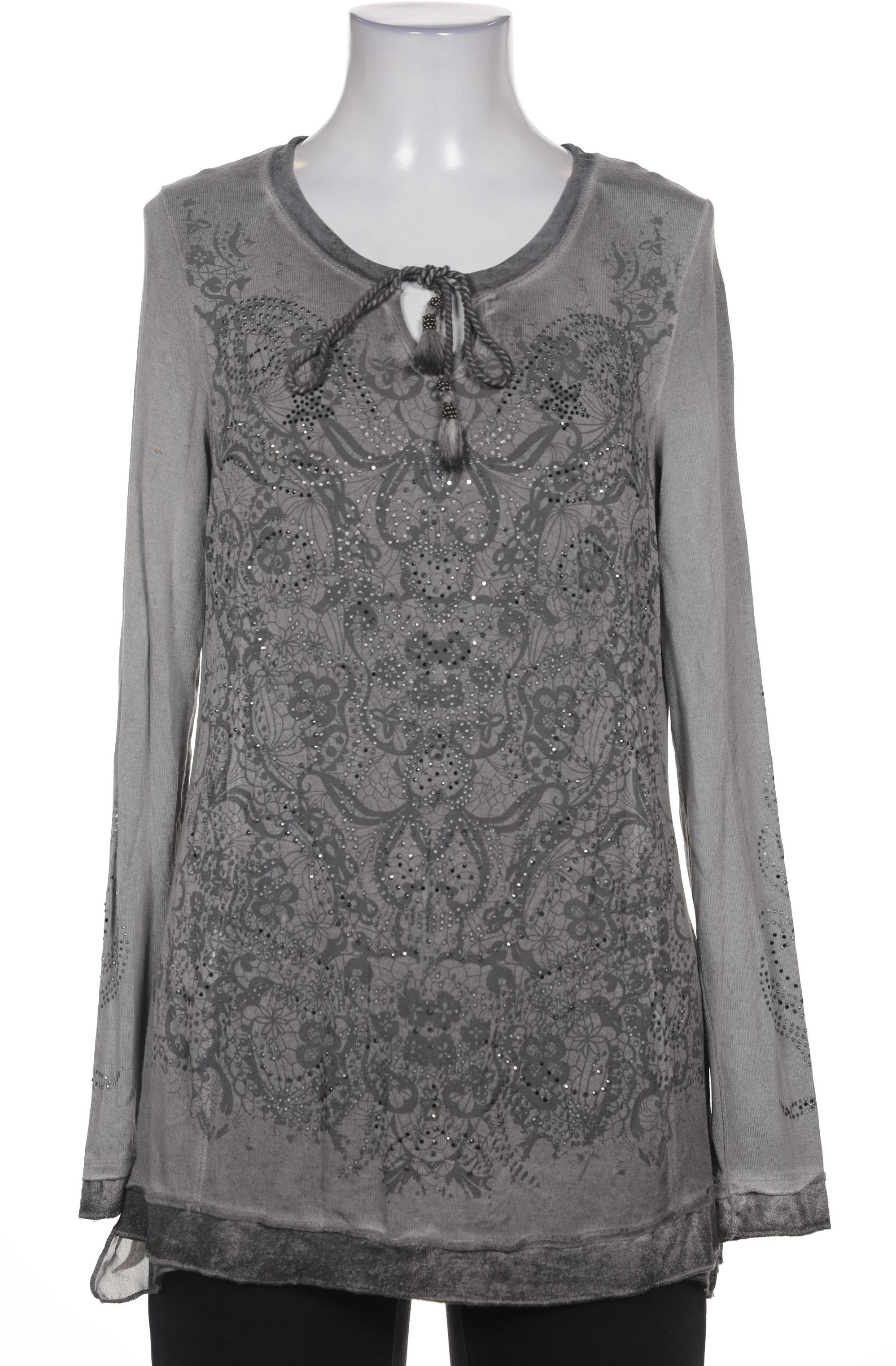 

tredy Damen Langarmshirt, grau, Gr. 36