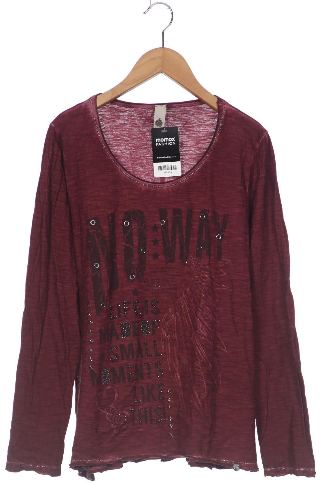 

tredy Damen Langarmshirt, bordeaux, Gr. 42