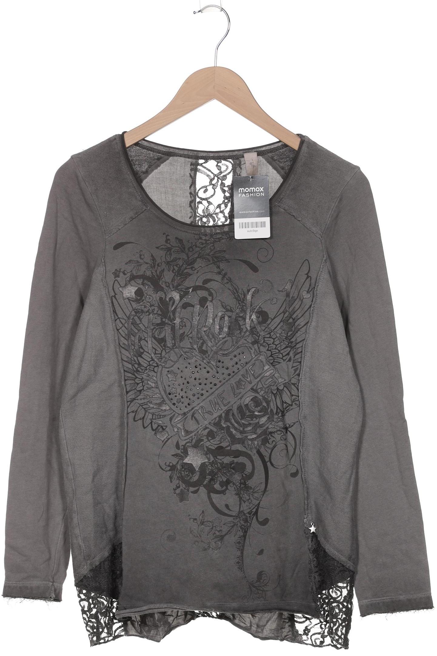 

tredy Damen Langarmshirt, grau, Gr. 36