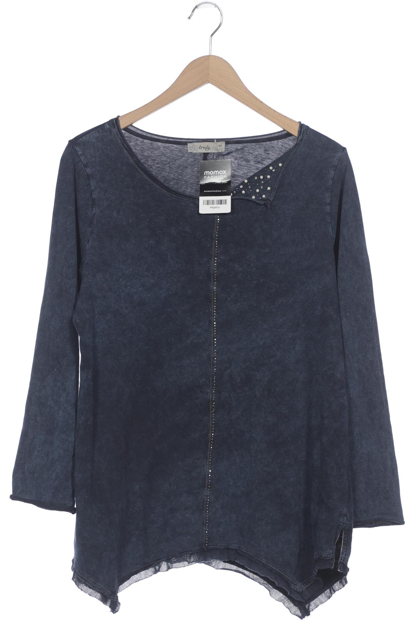 

tredy Damen Langarmshirt, marineblau, Gr. 42