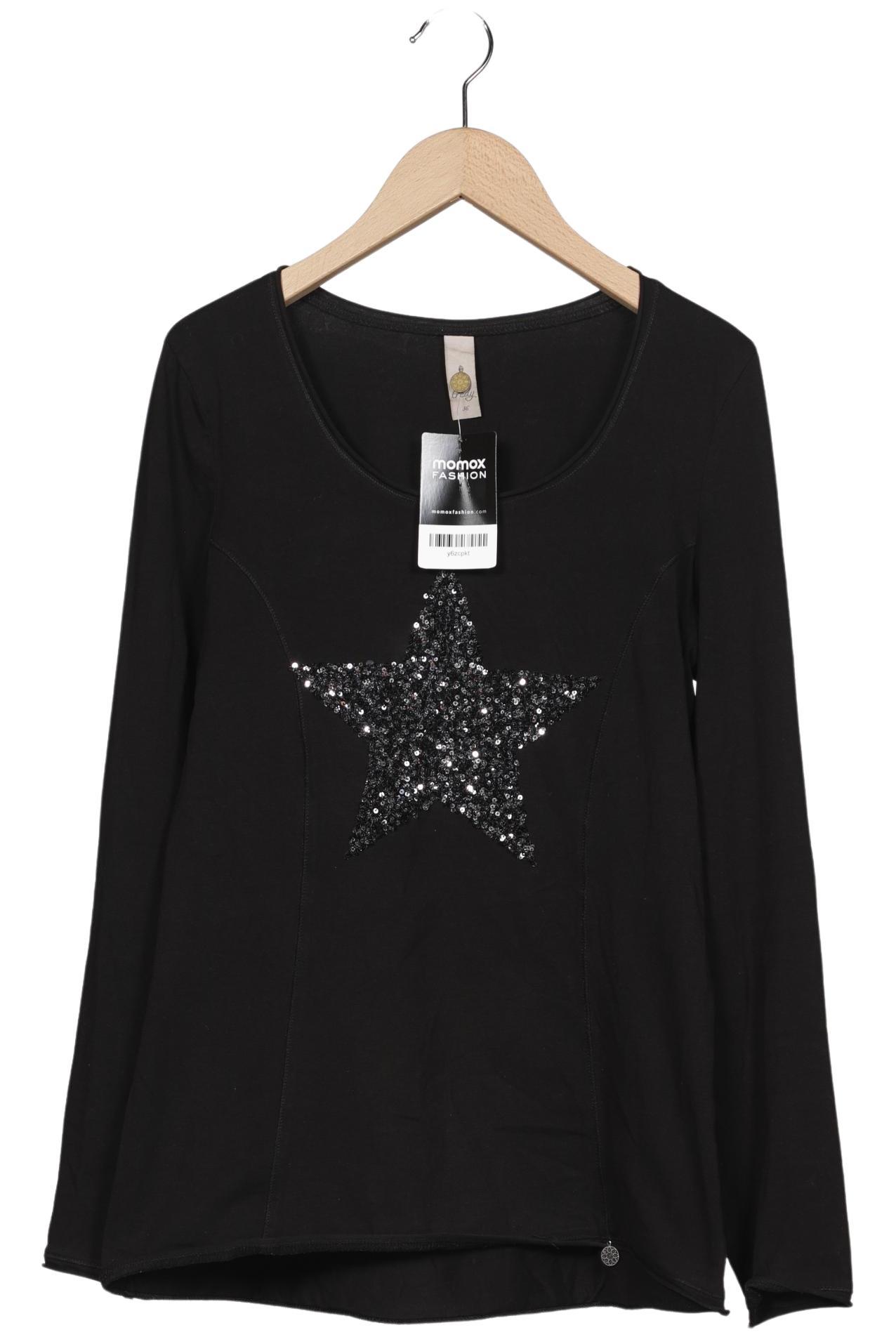 

tredy Damen Langarmshirt, schwarz, Gr. 36