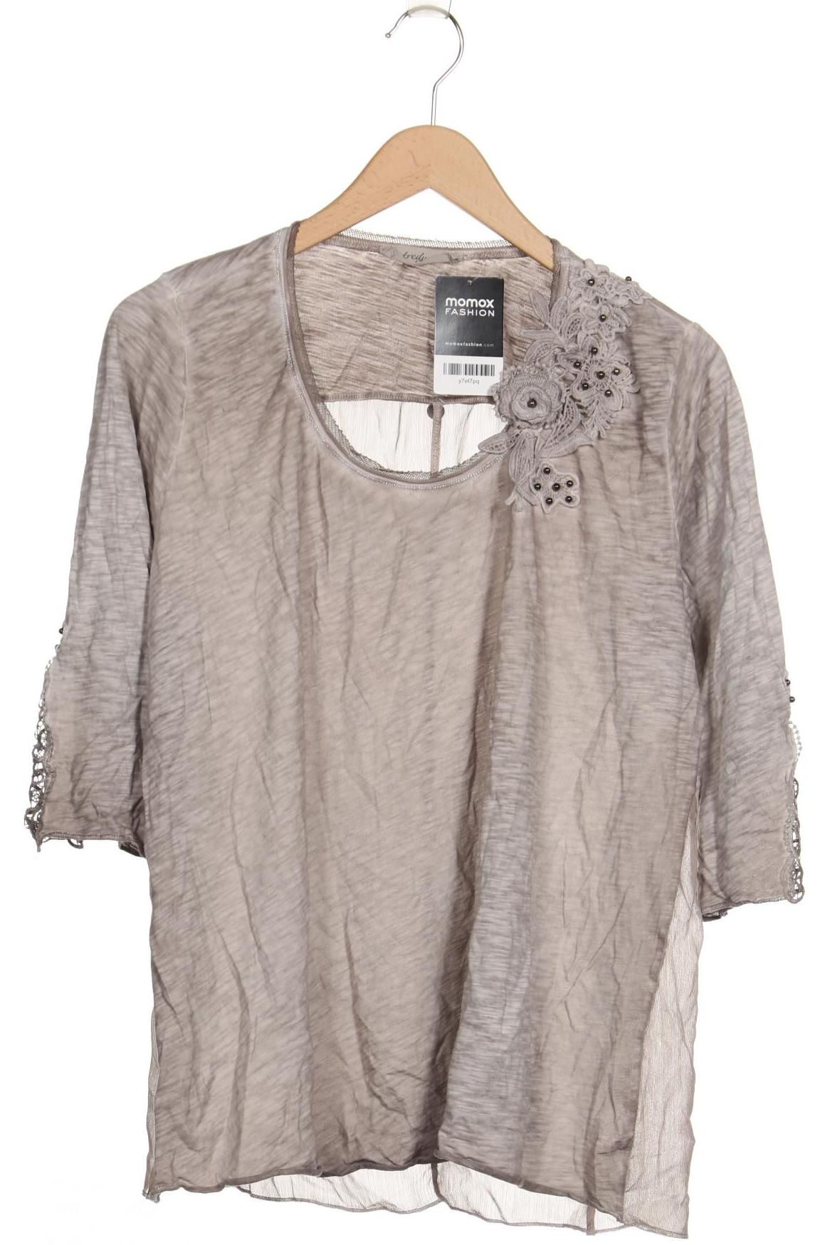 

tredy Damen Langarmshirt, beige, Gr. 48