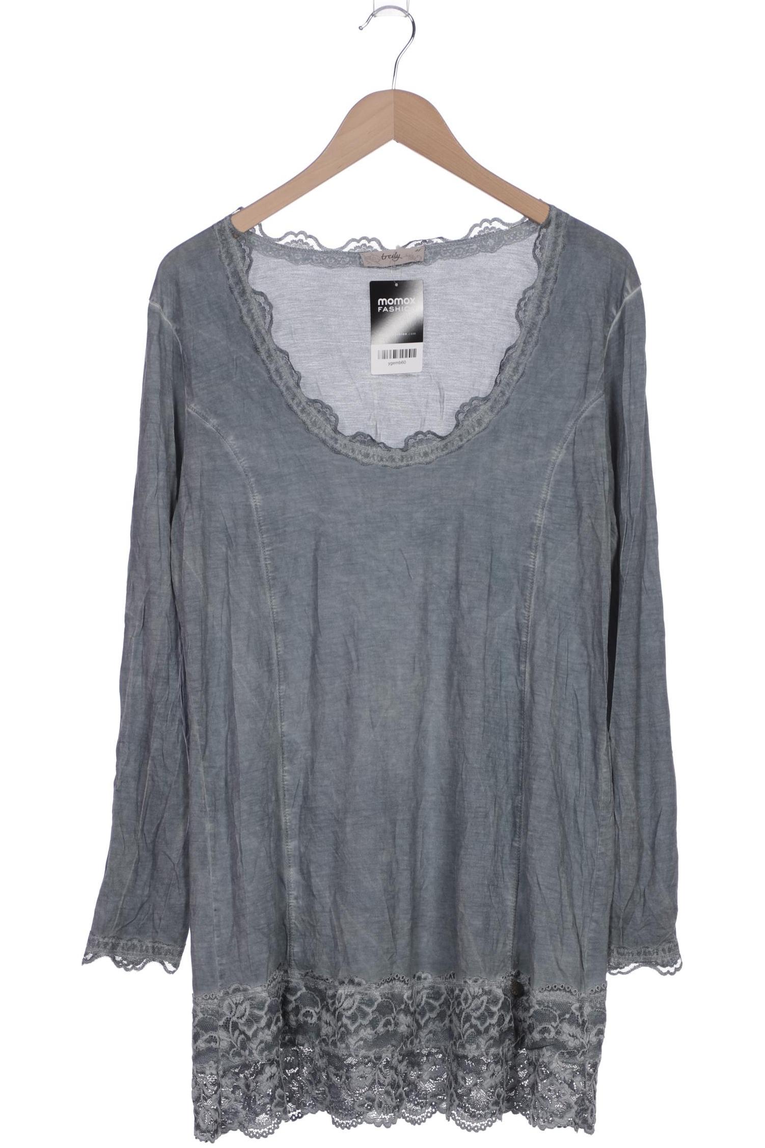 

tredy Damen Langarmshirt, grau, Gr. 48
