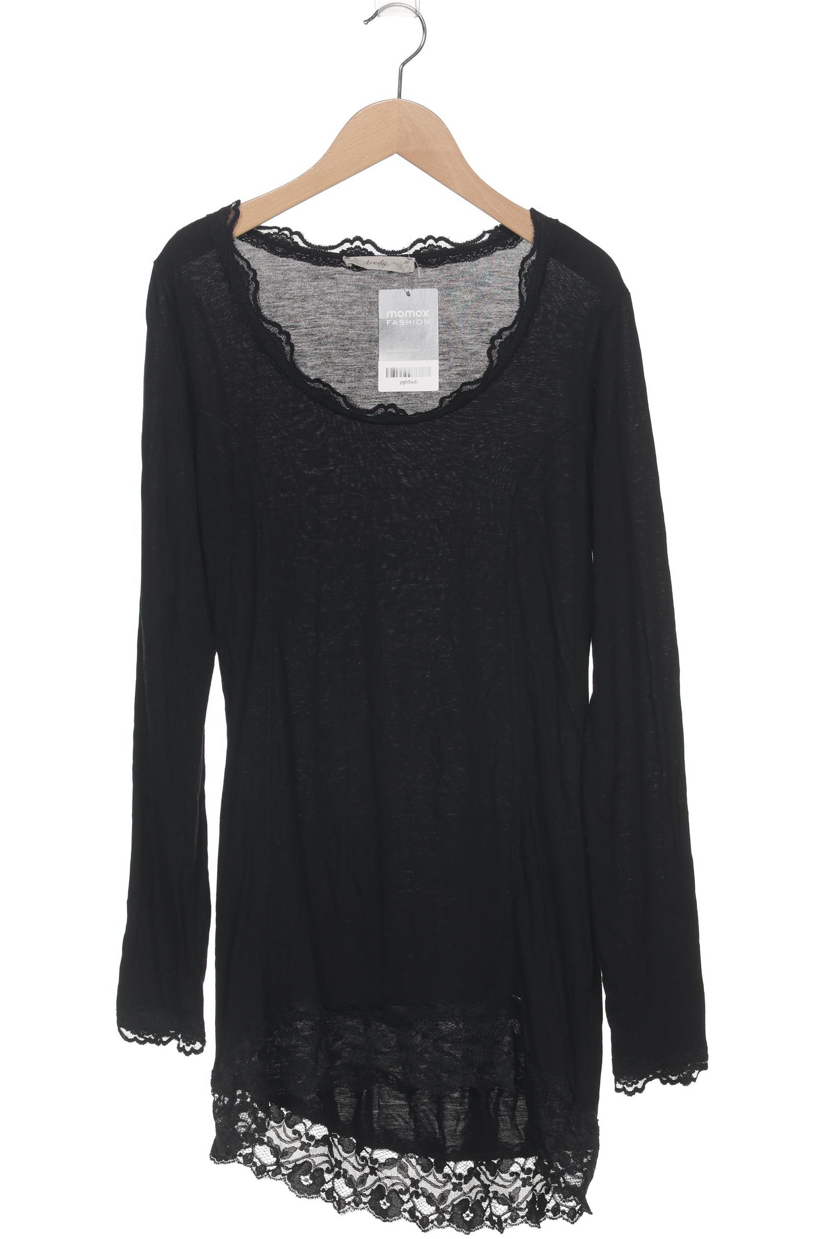 

tredy Damen Langarmshirt, schwarz, Gr. 36