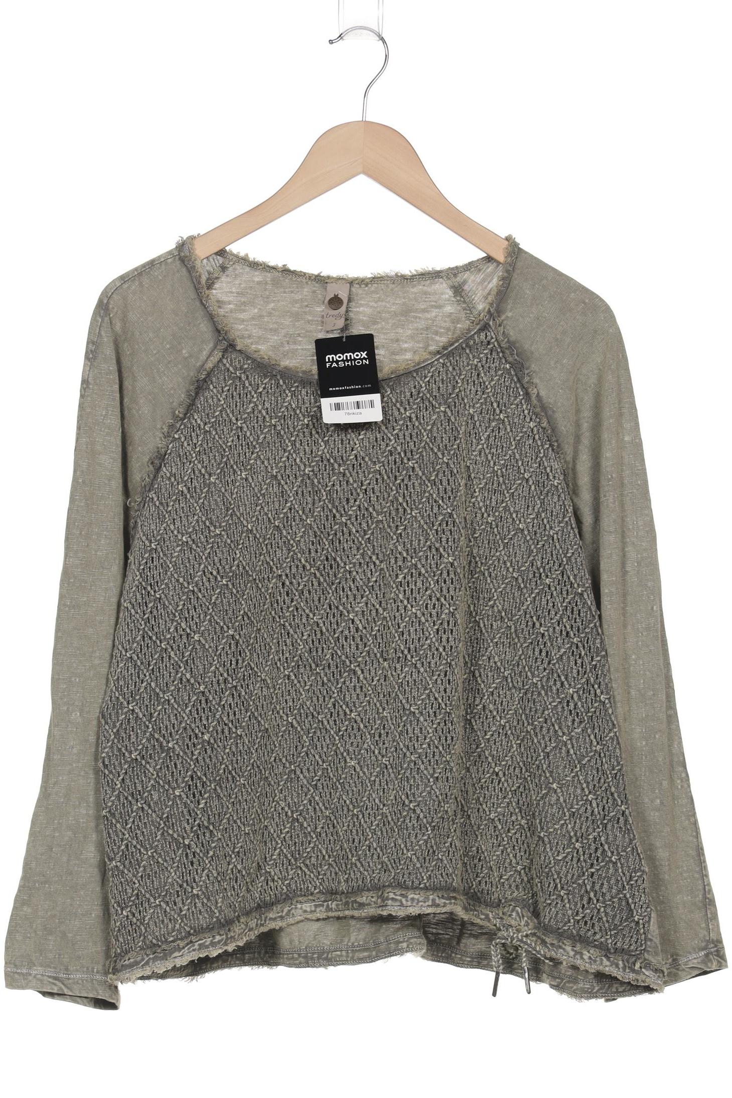 

tredy Damen Langarmshirt, grün, Gr. 46