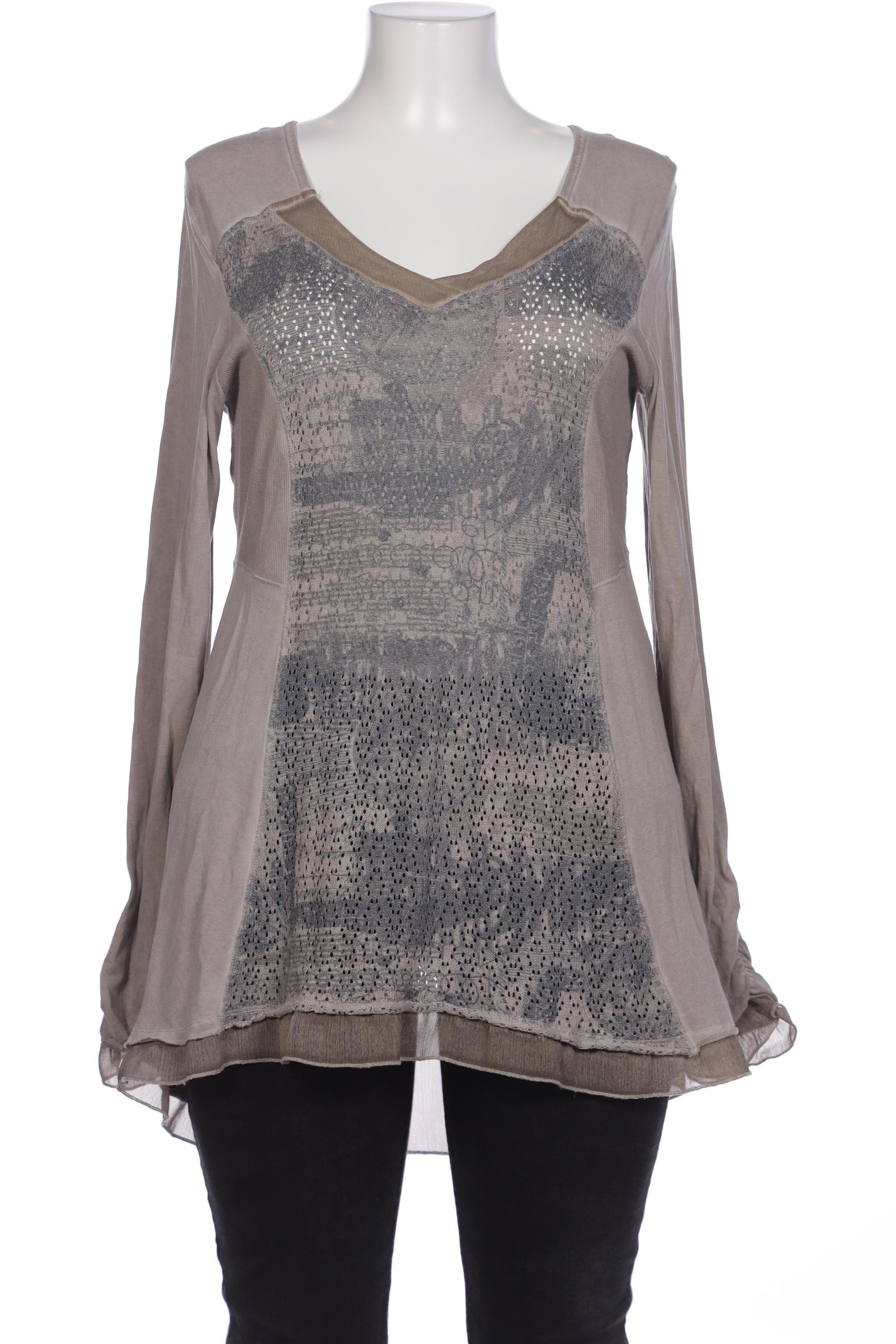 

tredy Damen Langarmshirt, beige, Gr. 42