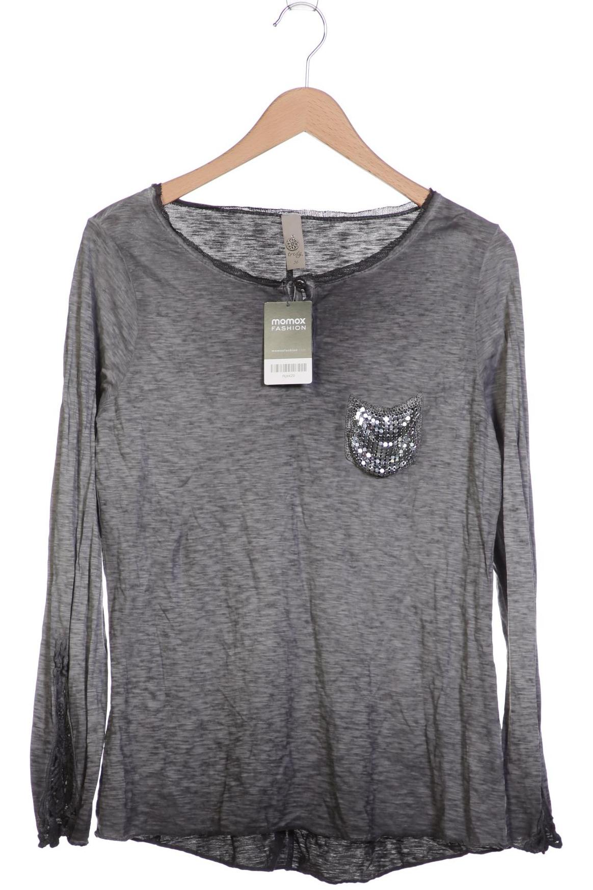 

tredy Damen Langarmshirt, grau