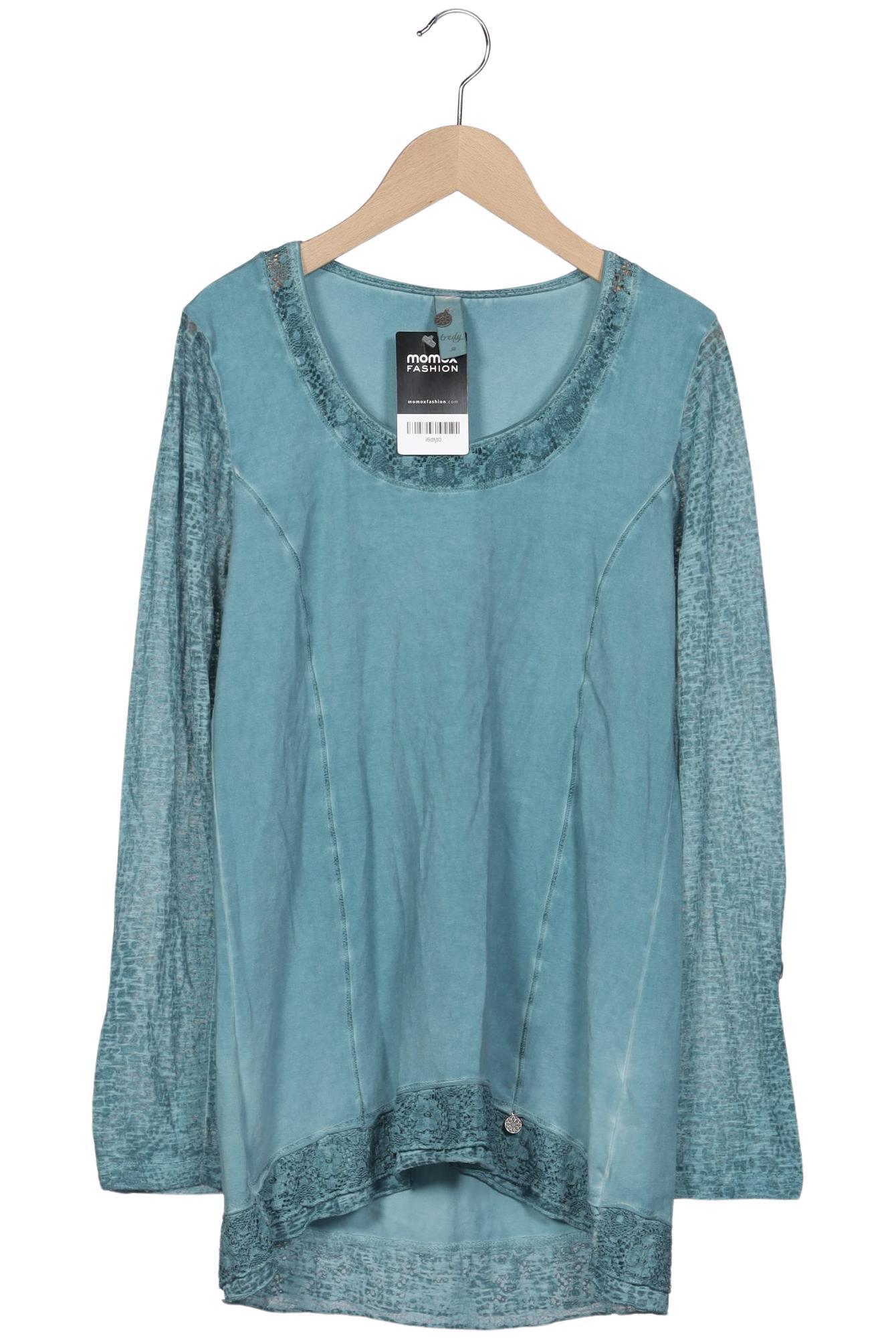 

tredy Damen Langarmshirt, blau, Gr. 38