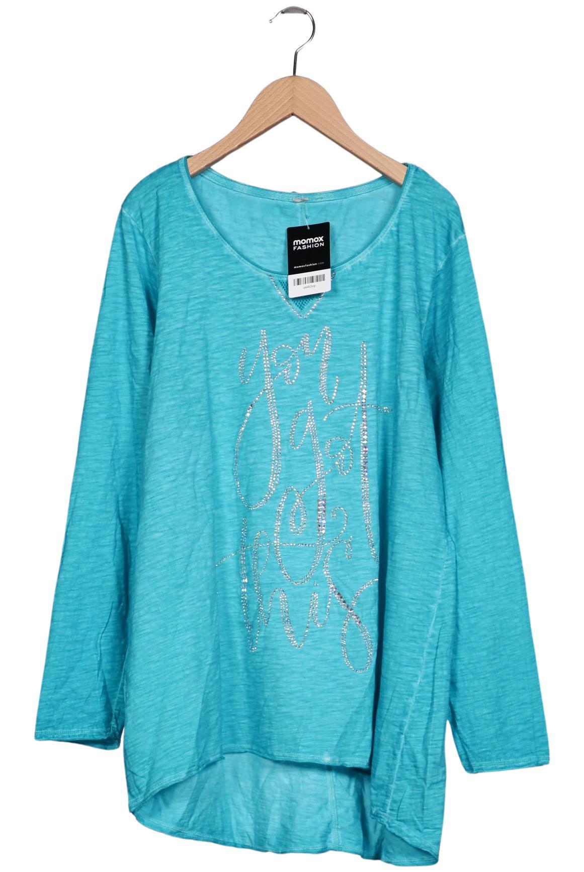 

tredy Damen Langarmshirt, türkis, Gr. 44