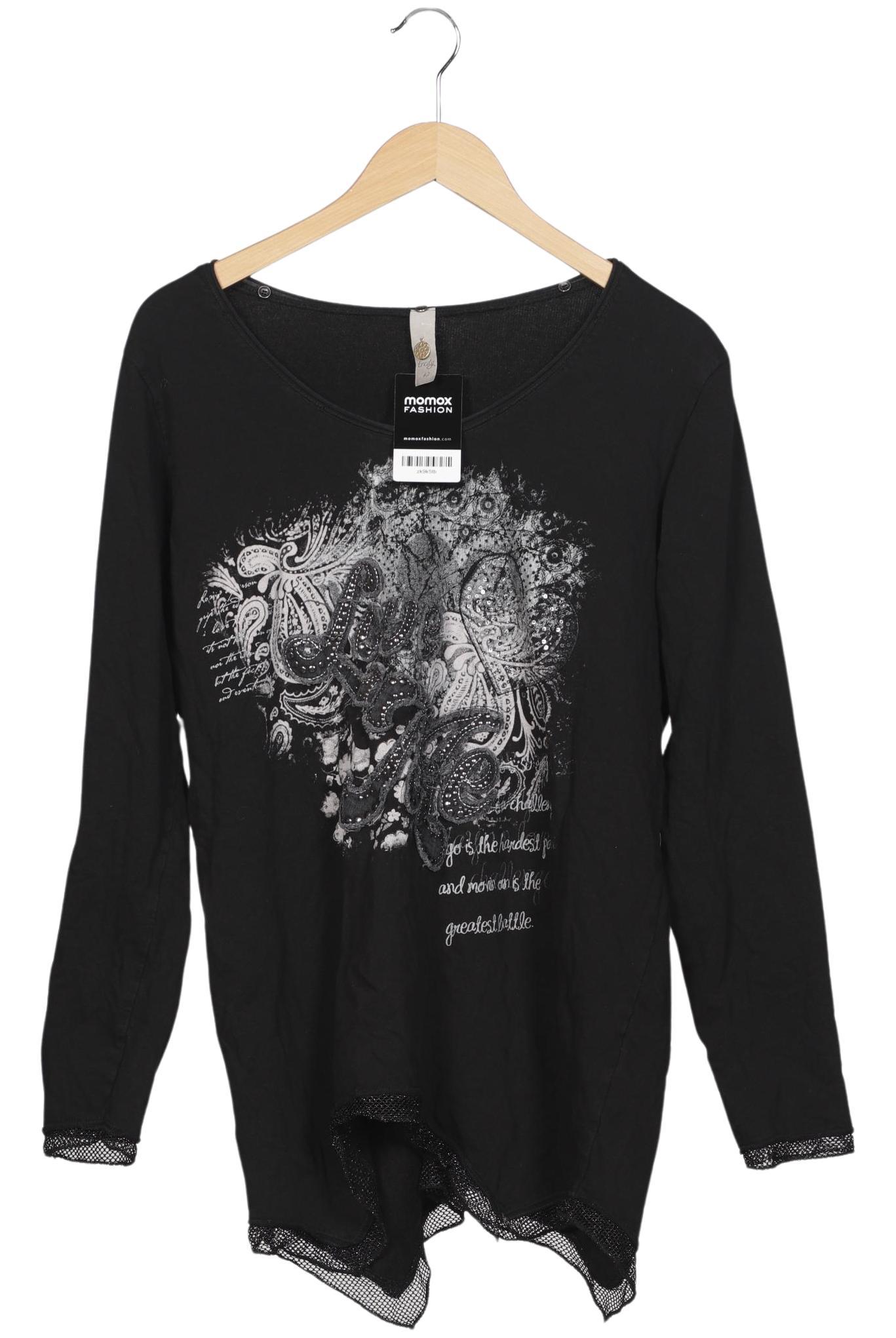 

tredy Damen Langarmshirt, schwarz, Gr. 42