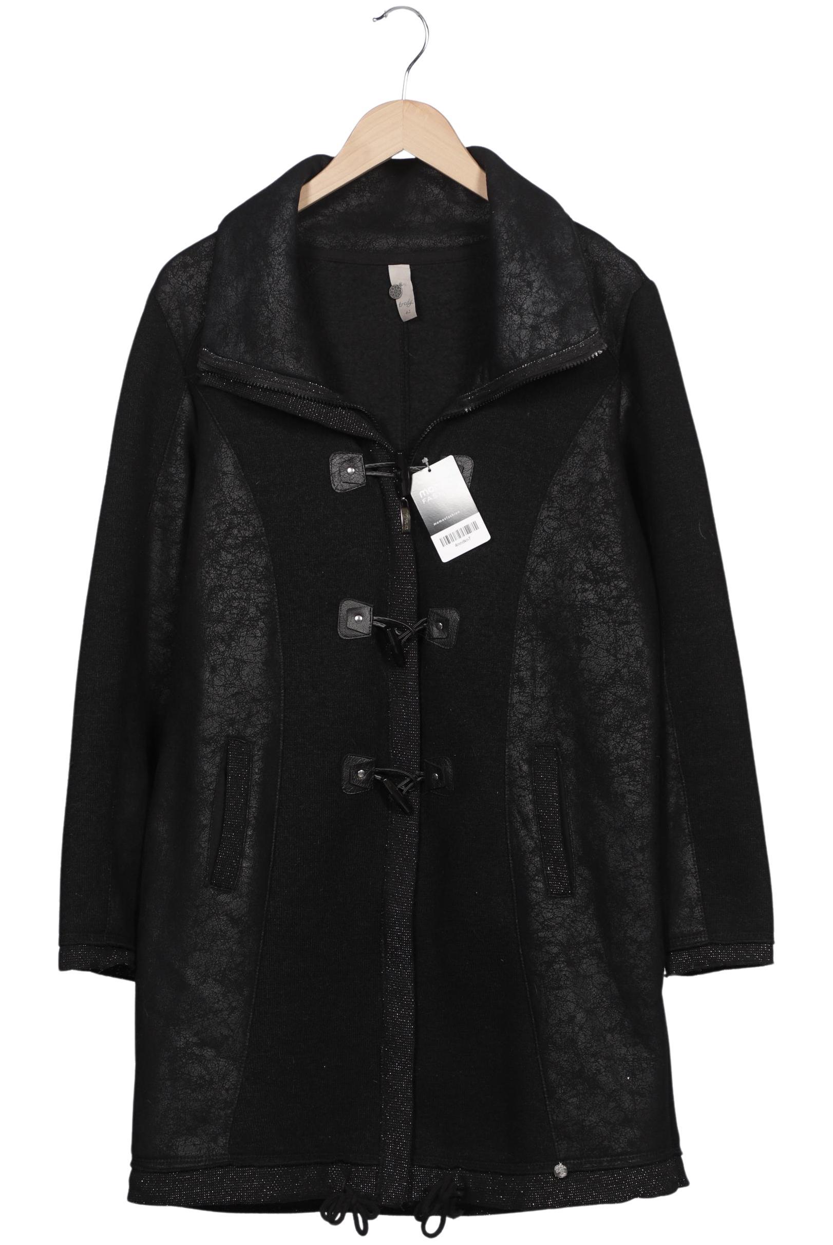 

tredy Damen Mantel, schwarz, Gr. 42