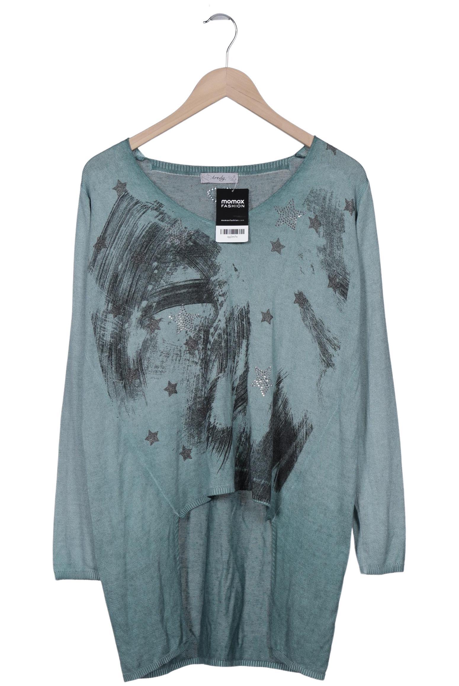

tredy Damen Pullover, türkis, Gr. 46