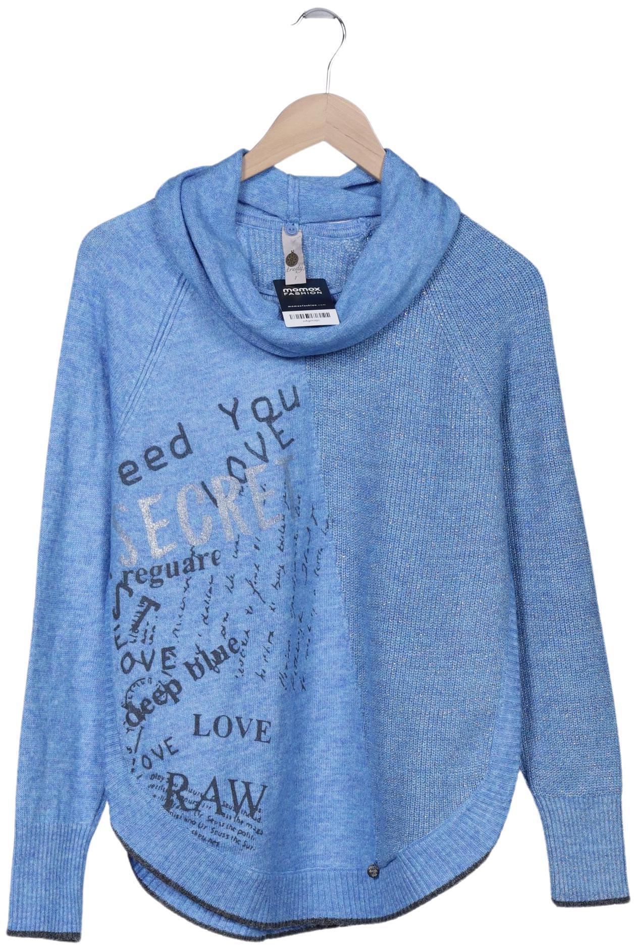 

tredy Damen Pullover, blau, Gr. 44