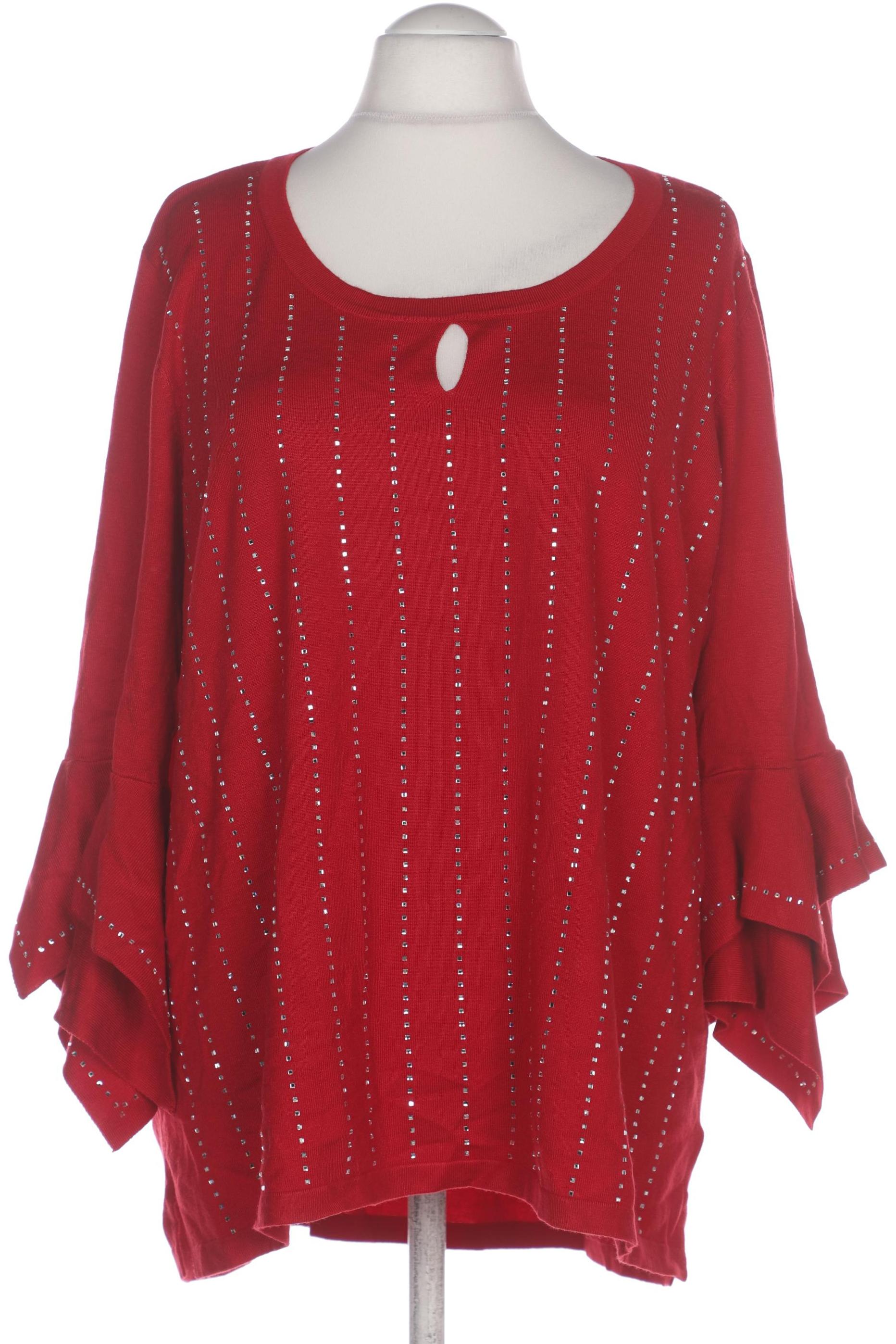 

tredy Damen Pullover, rot, Gr. 52