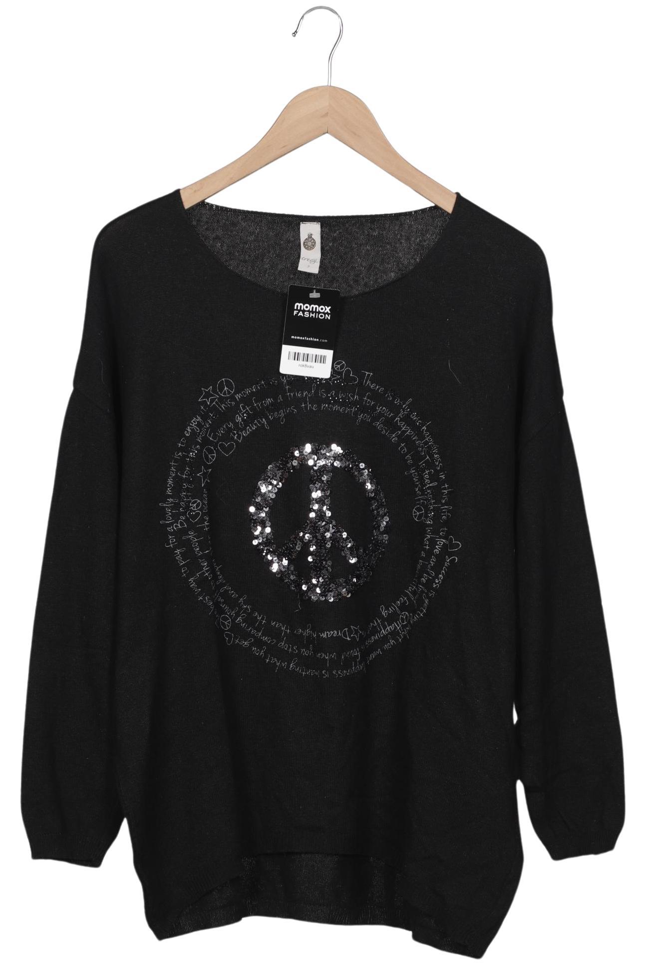 

tredy Damen Pullover, schwarz, Gr. 46