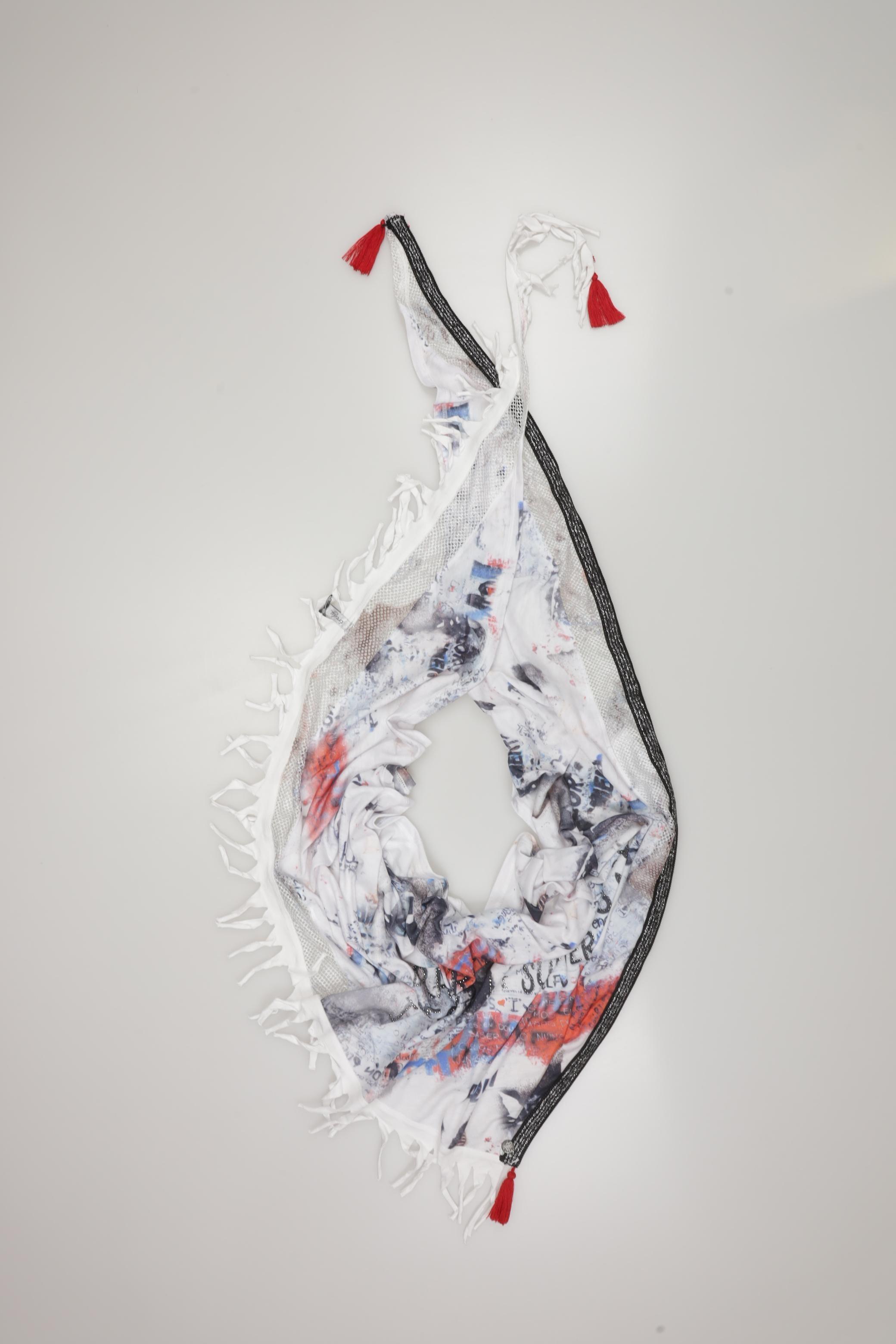 

tredy Damen Schal, weiß, Gr.