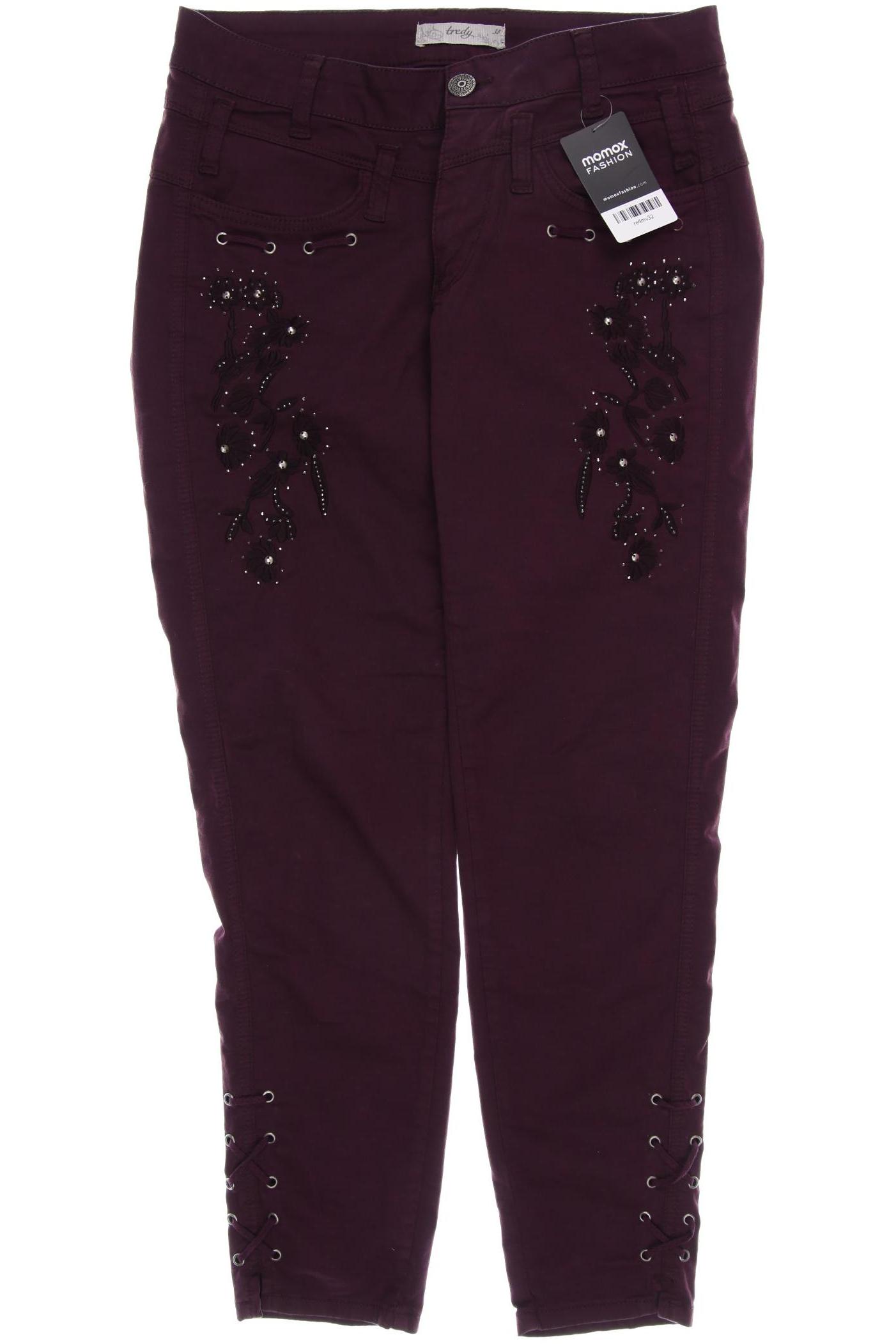 

tredy Damen Stoffhose, bordeaux, Gr. 38