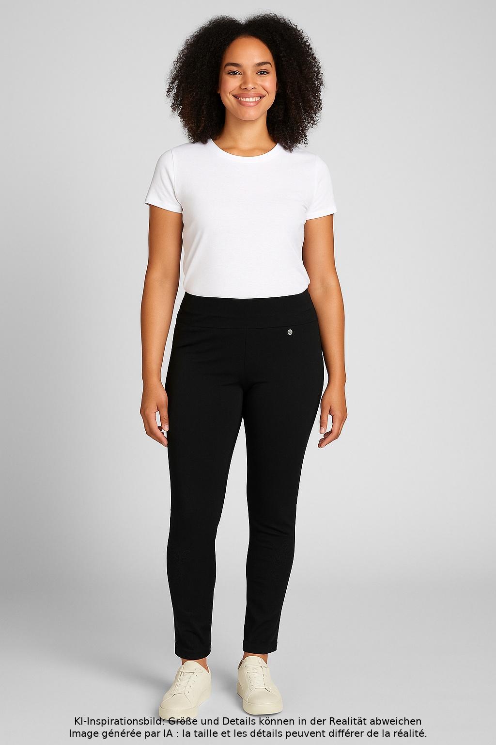 

tredy Damen Stoffhose, schwarz, Gr. 42