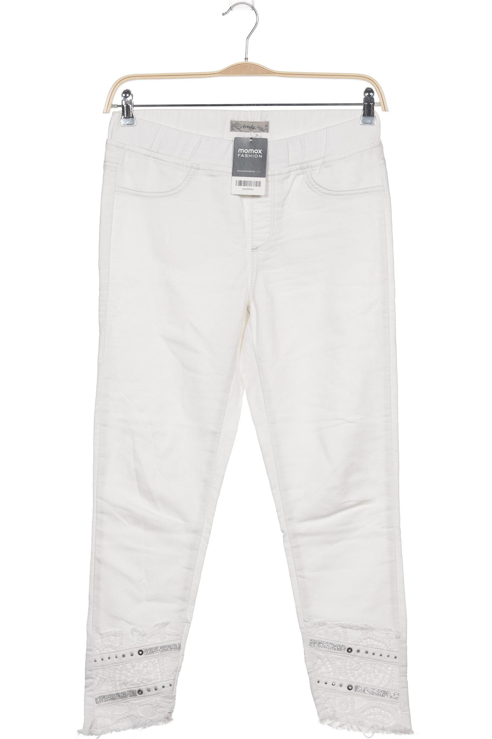 

tredy Damen Stoffhose, weiß, Gr. 38