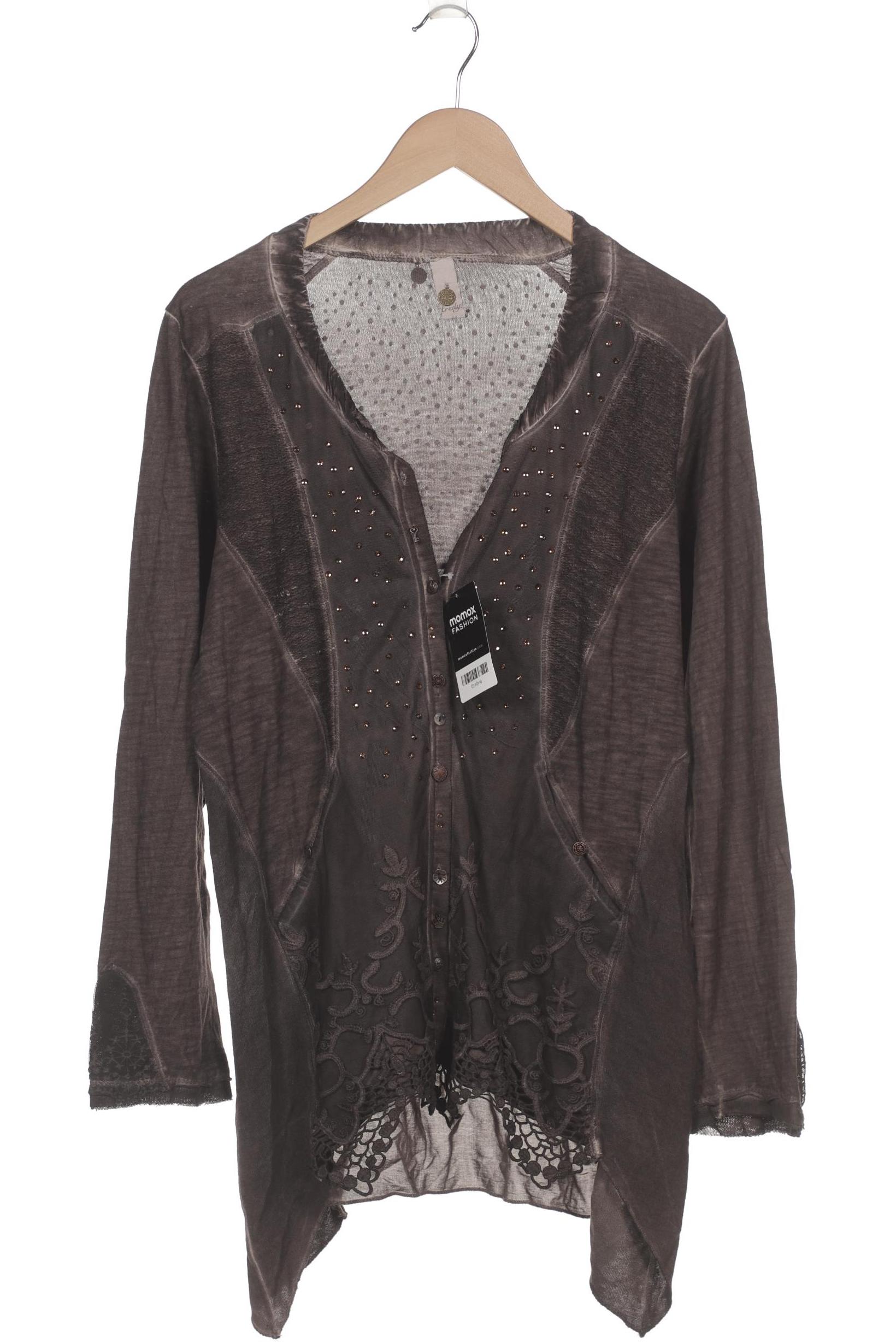 

tredy Damen Strickjacke, braun, Gr. 44