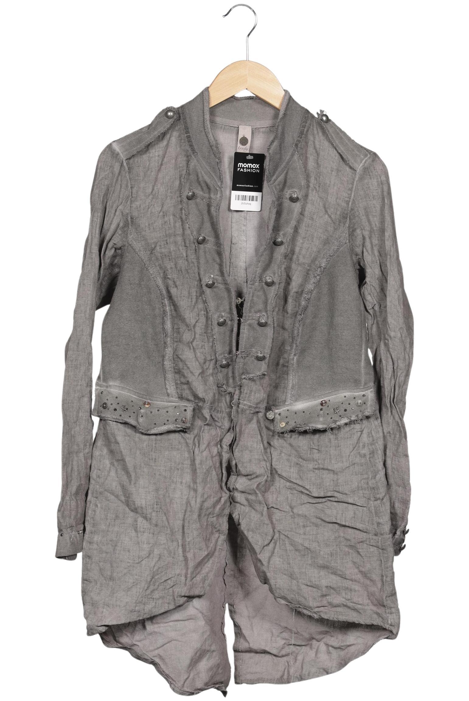

tredy Damen Strickjacke, grau, Gr. 44