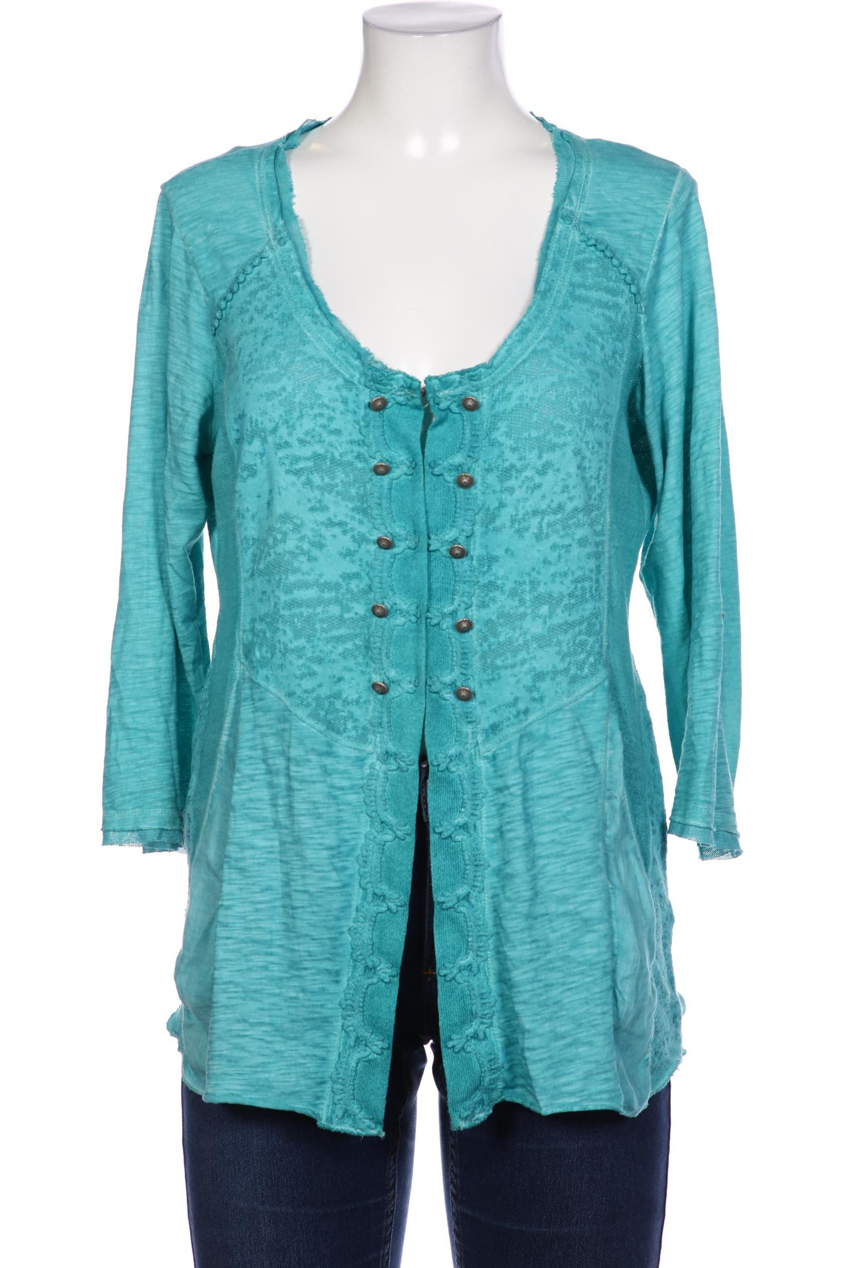 

tredy Damen Strickjacke, türkis, Gr. 40