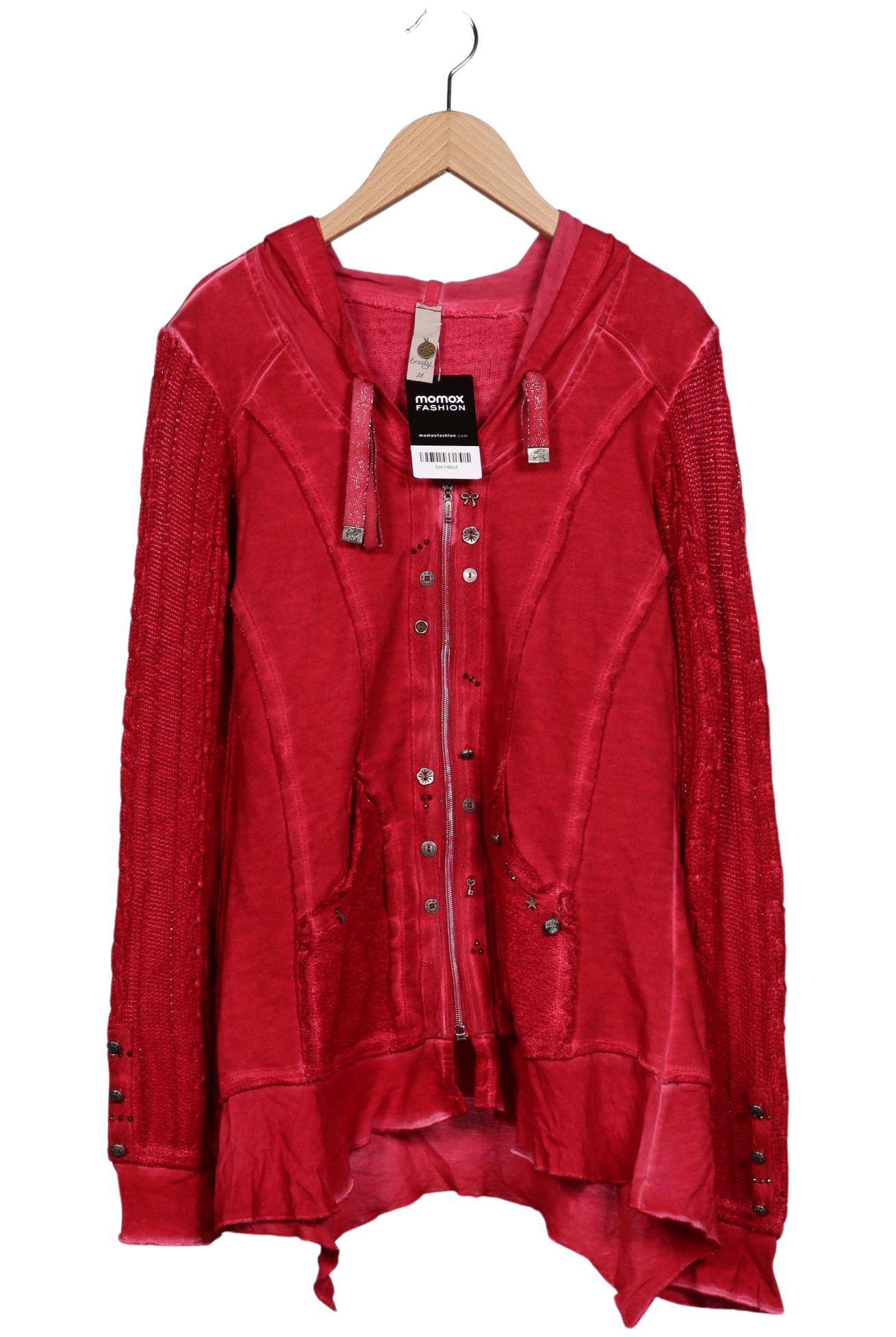 

tredy Damen Strickjacke, rot, Gr. 38