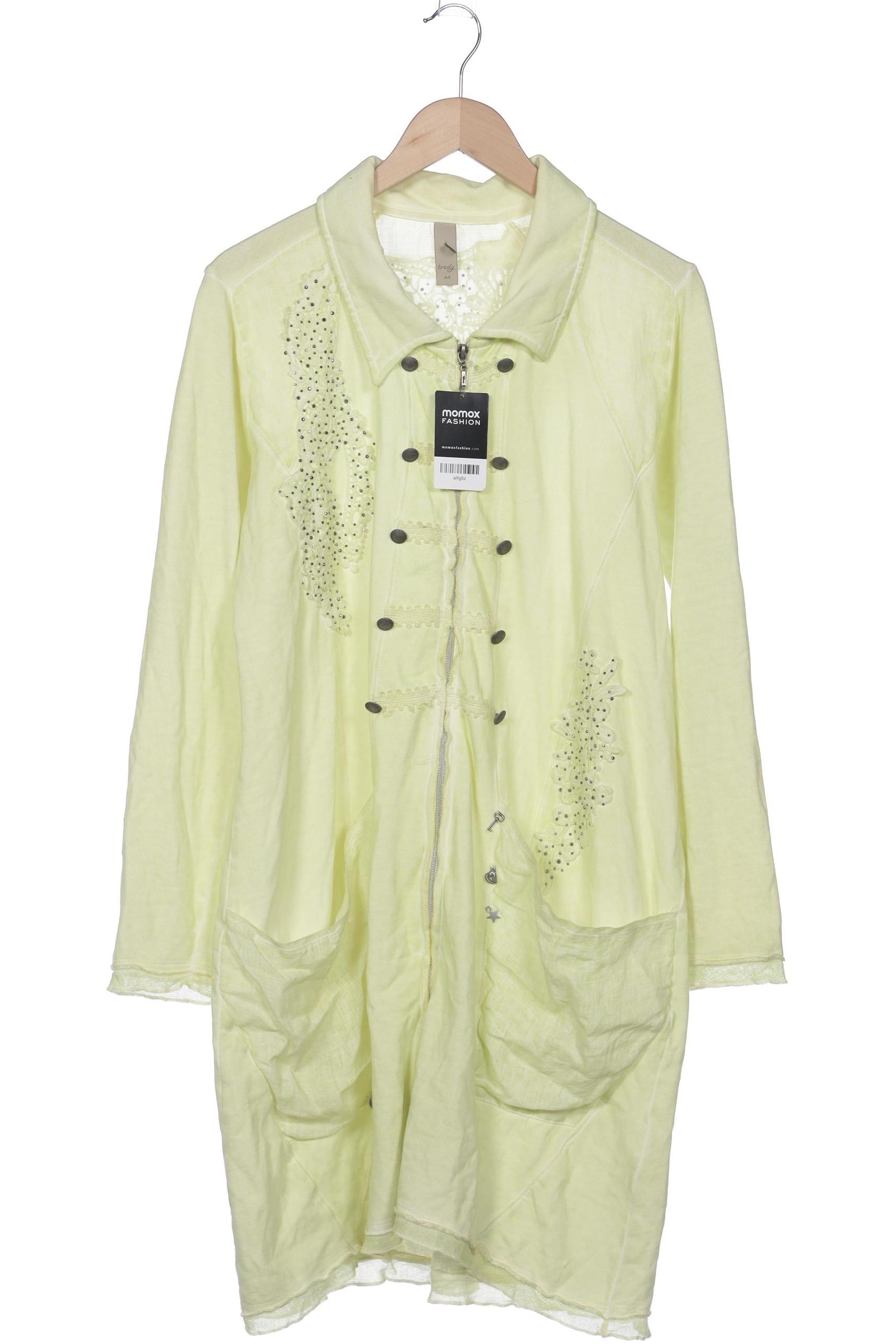 

tredy Damen Strickjacke, hellgrün, Gr. 44