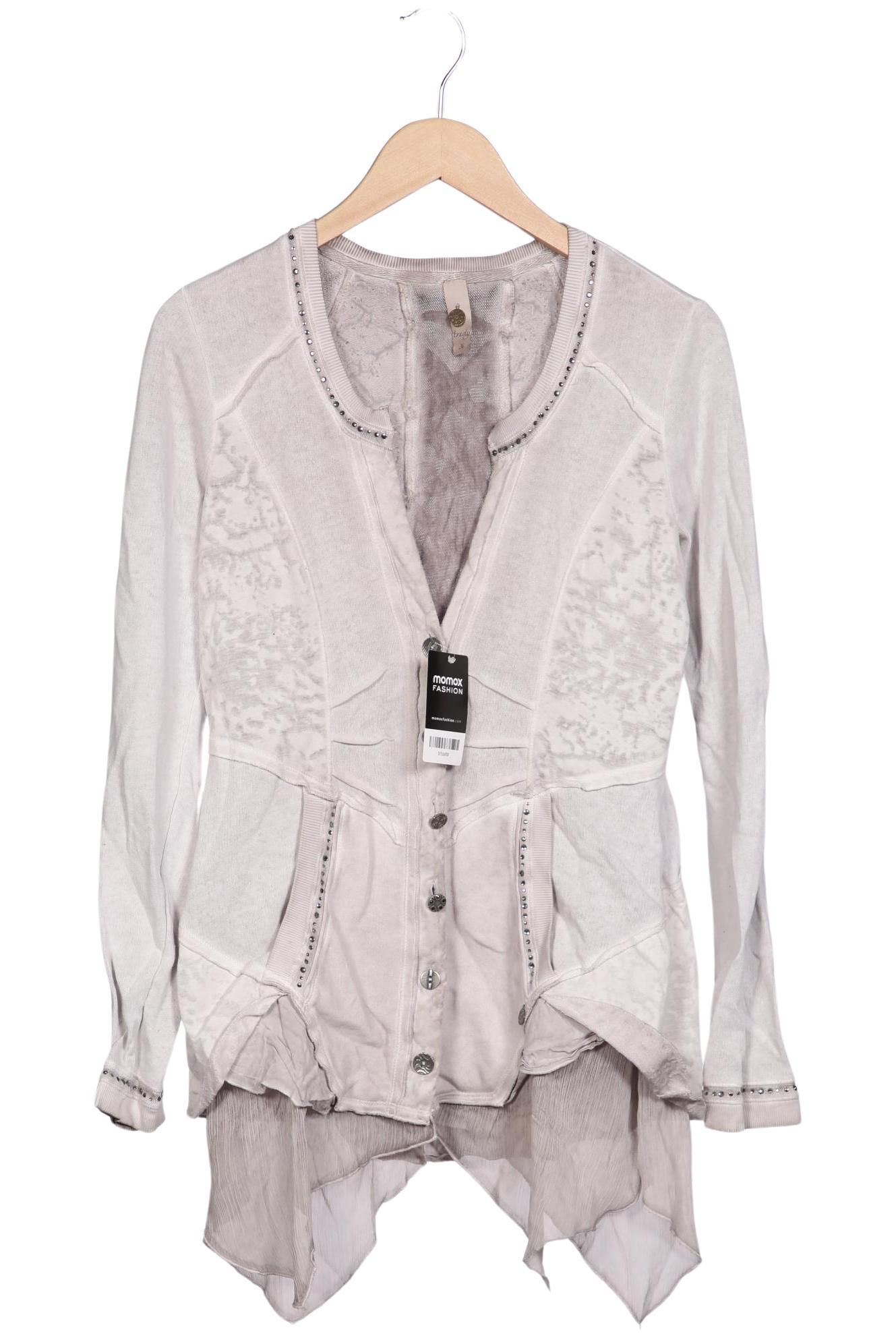 

tredy Damen Strickjacke, grau, Gr. 36