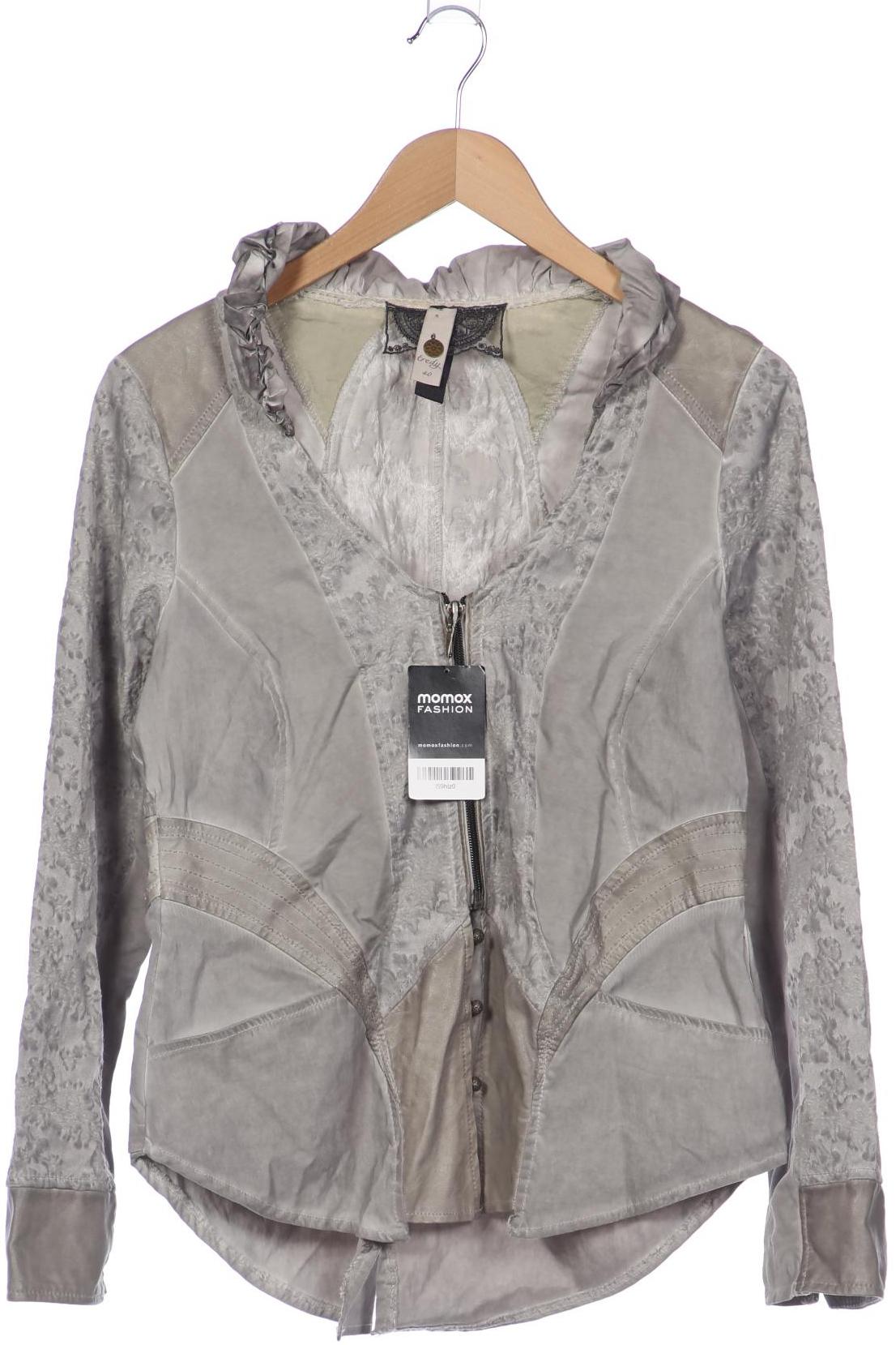 

tredy Damen Strickjacke, grau, Gr. 40