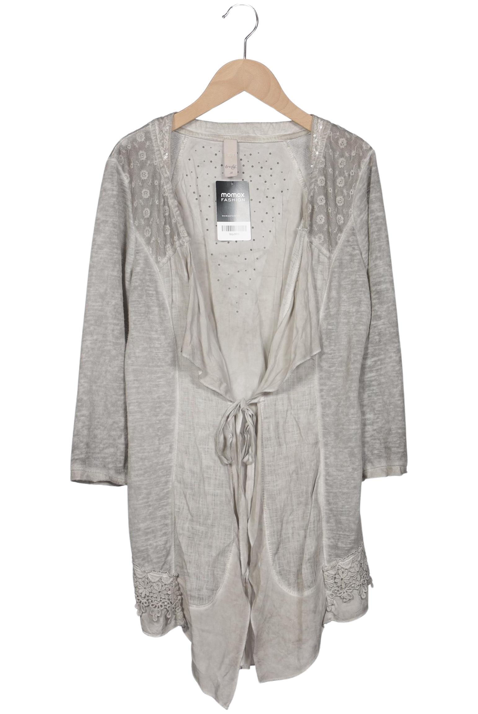 

tredy Damen Strickjacke, grau, Gr. 38