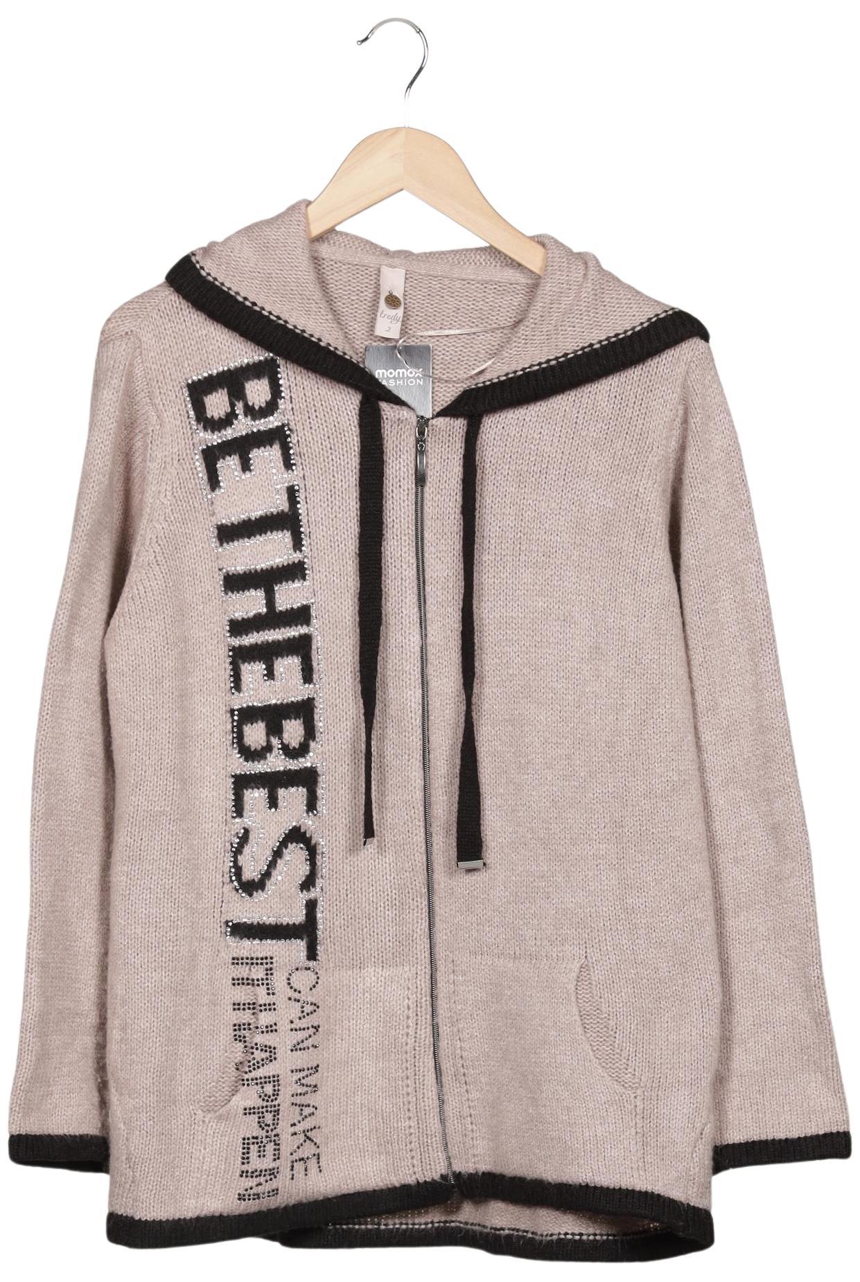 

tredy Damen Strickjacke, beige, Gr. 40