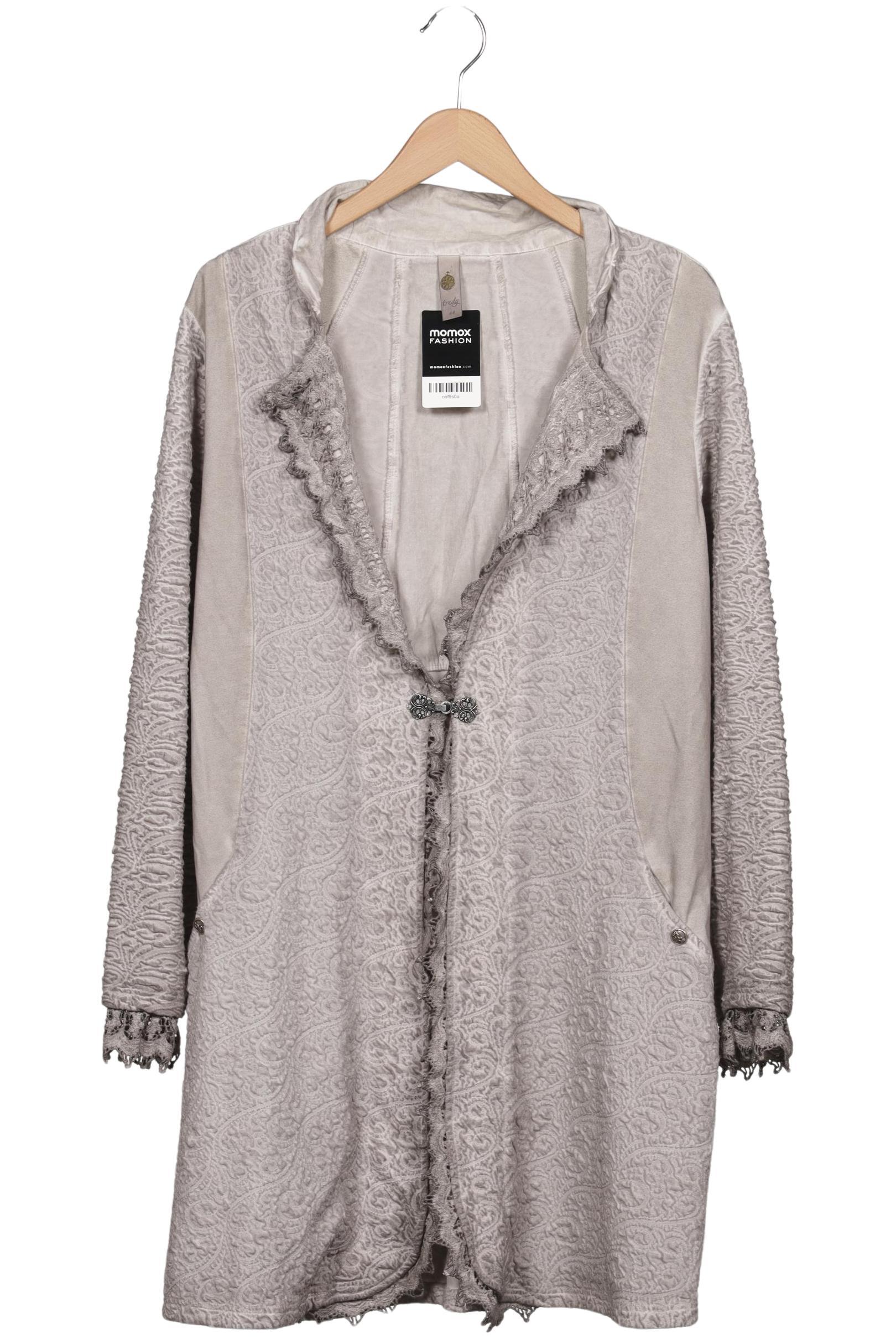 

tredy Damen Strickjacke, grau, Gr. 44