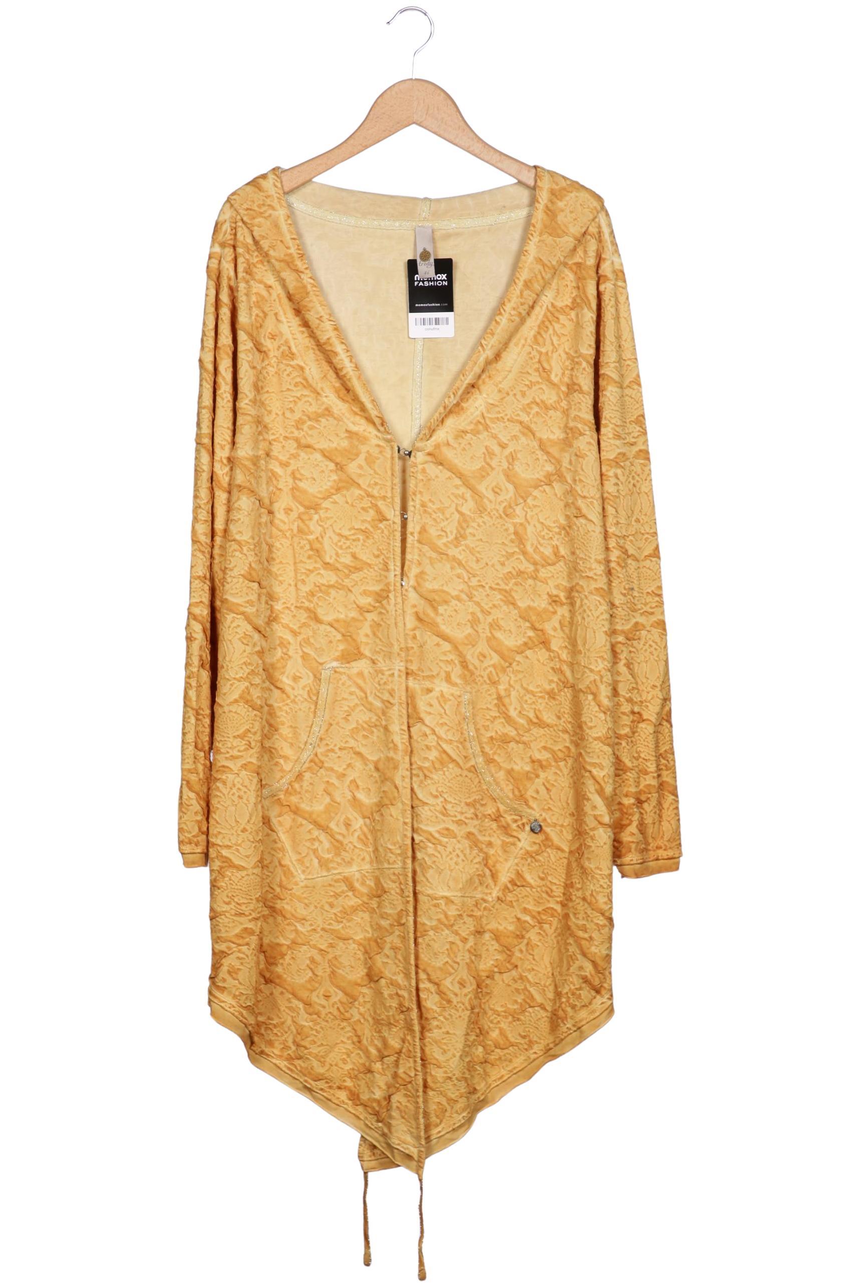 

tredy Damen Strickjacke, gelb, Gr. 46