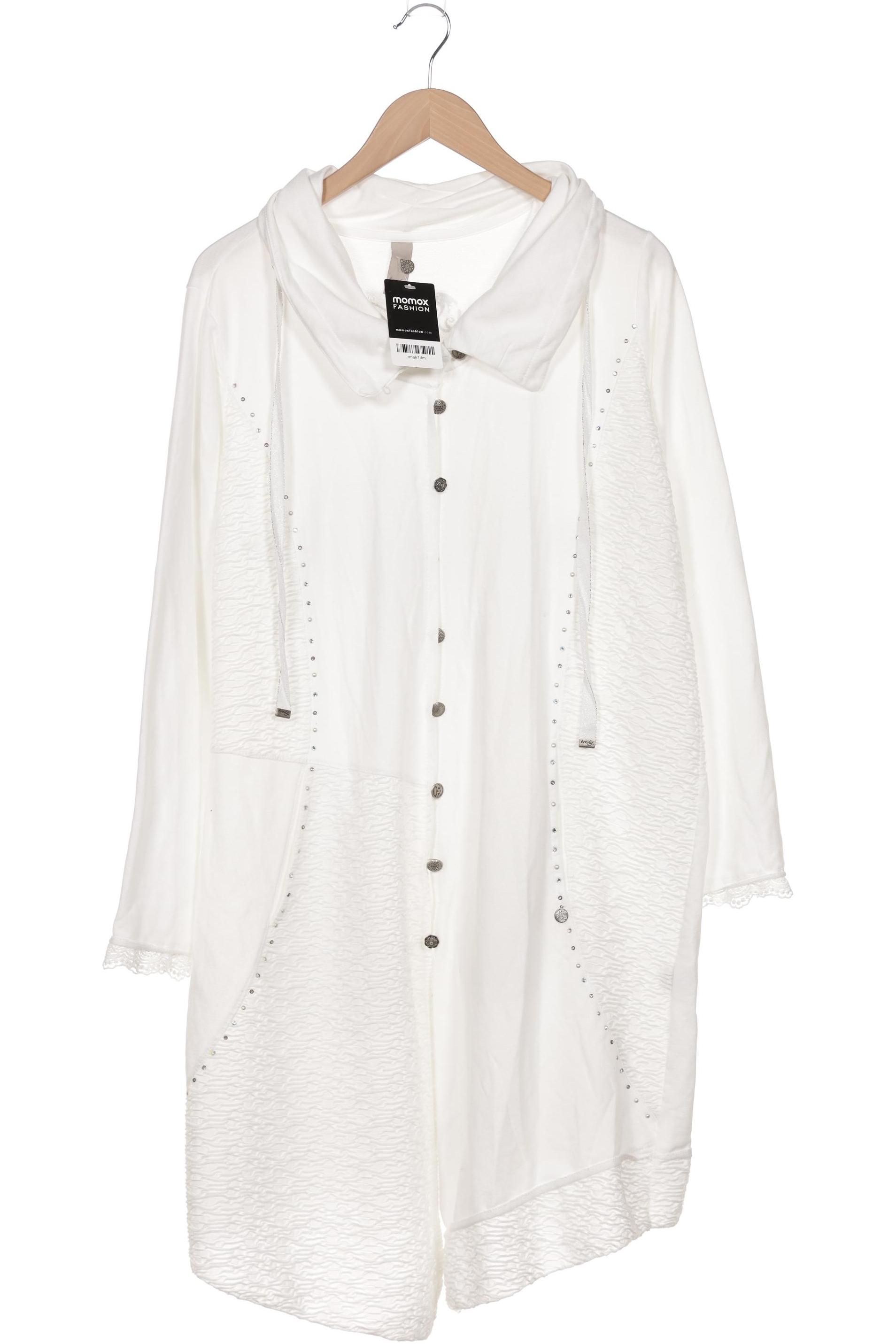 

tredy Damen Strickjacke, weiß, Gr. 46
