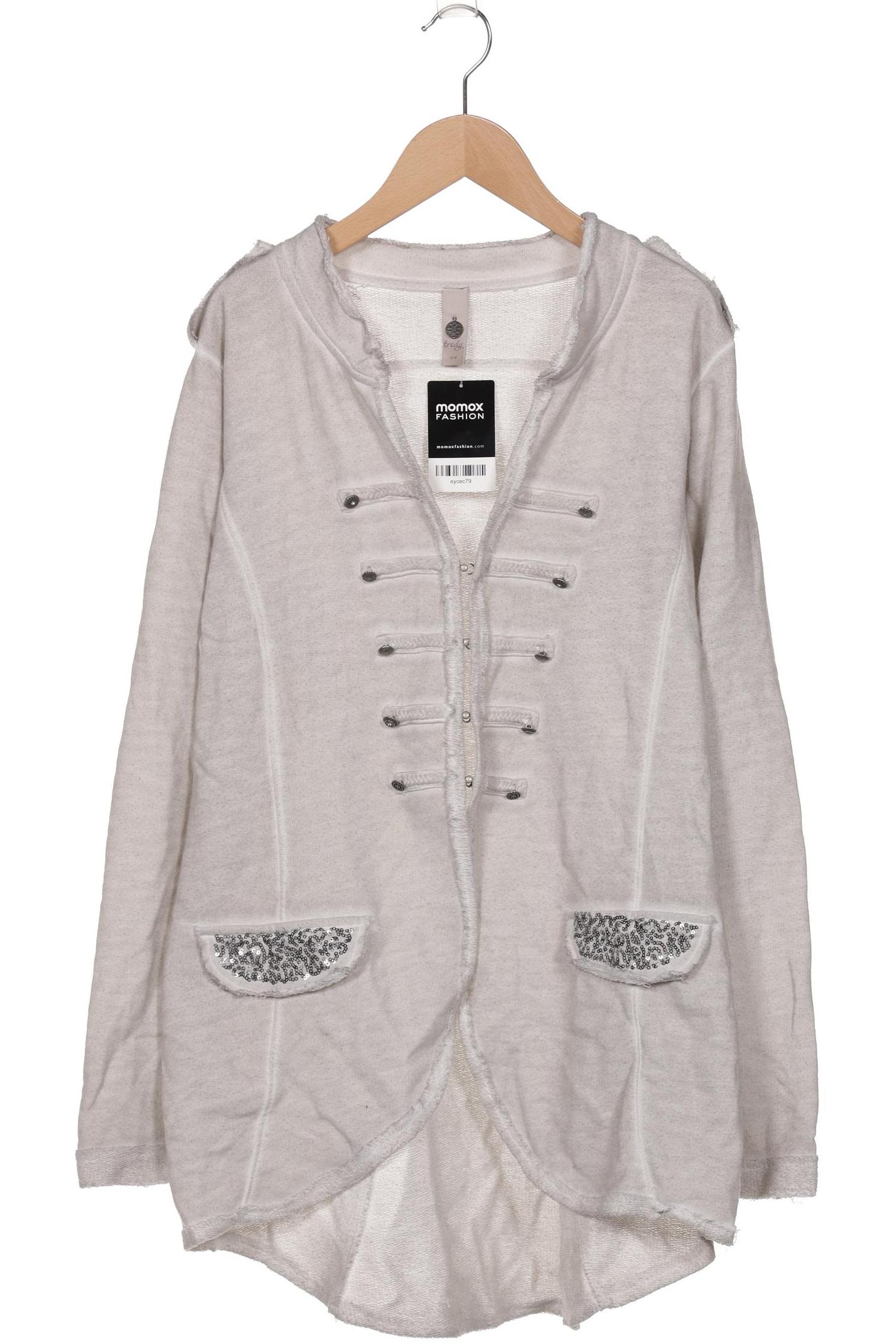 

tredy Damen Strickjacke, grau, Gr. 44