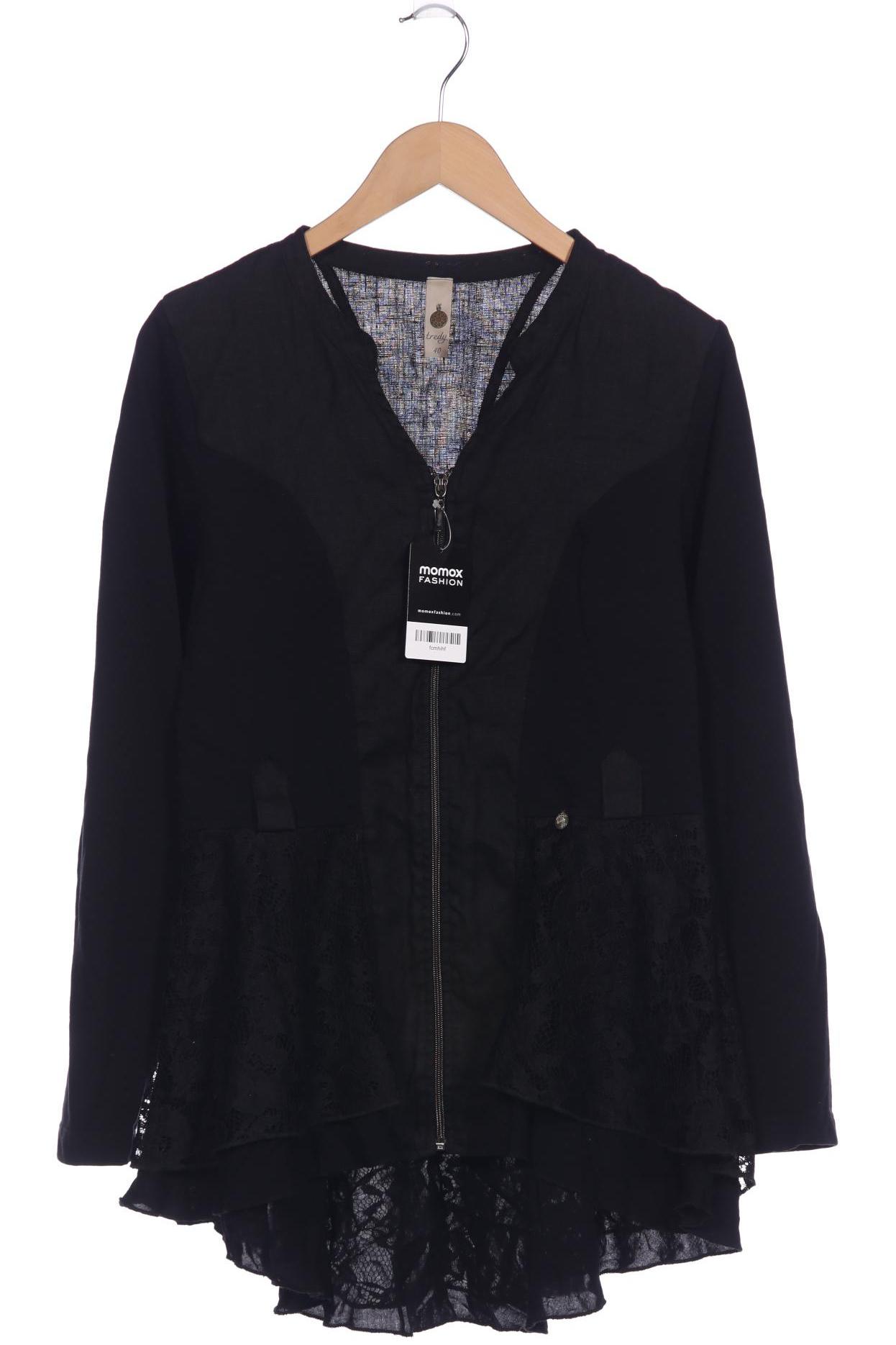 

tredy Damen Strickjacke, schwarz, Gr. 40