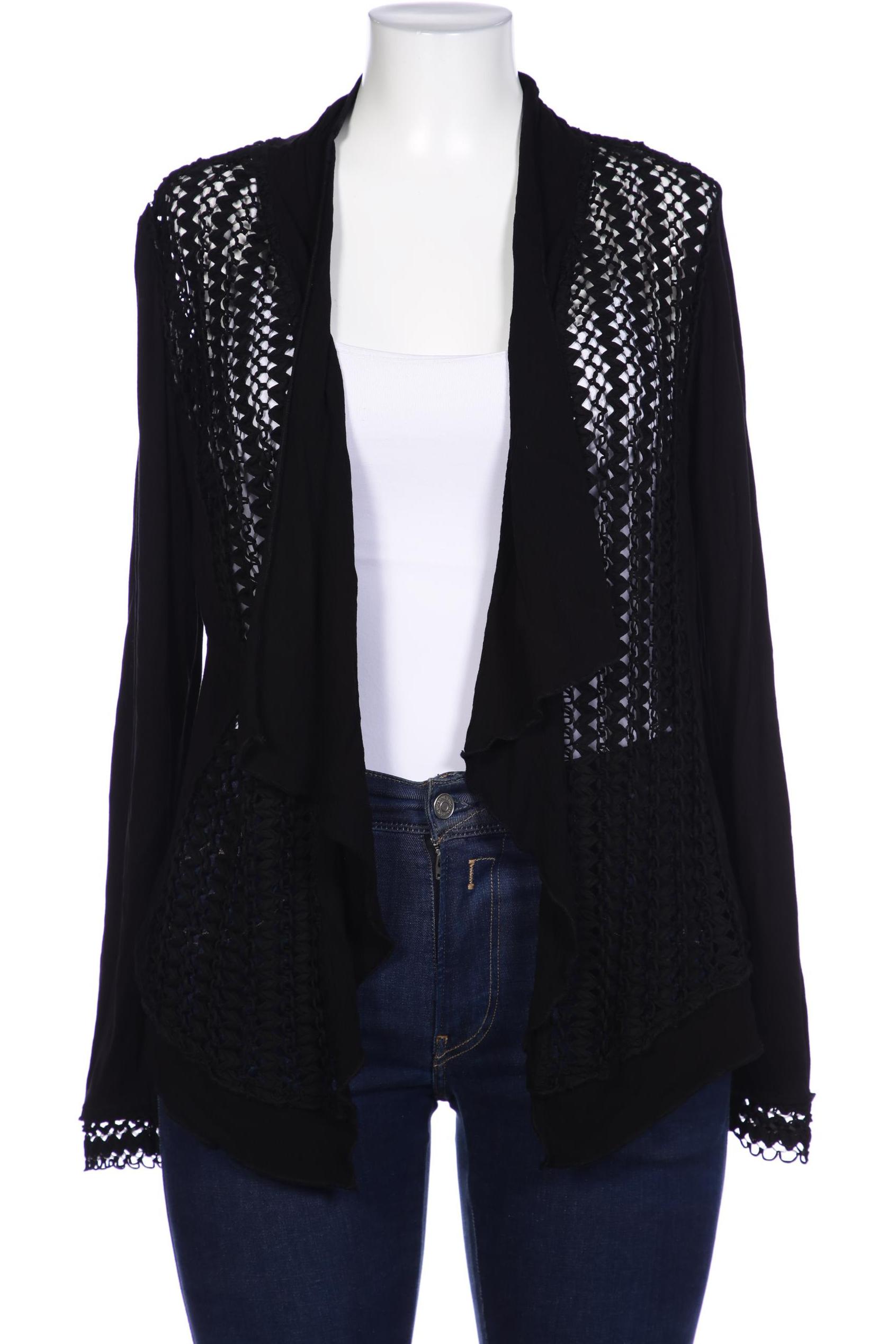 

tredy Damen Strickjacke, schwarz, Gr. 44